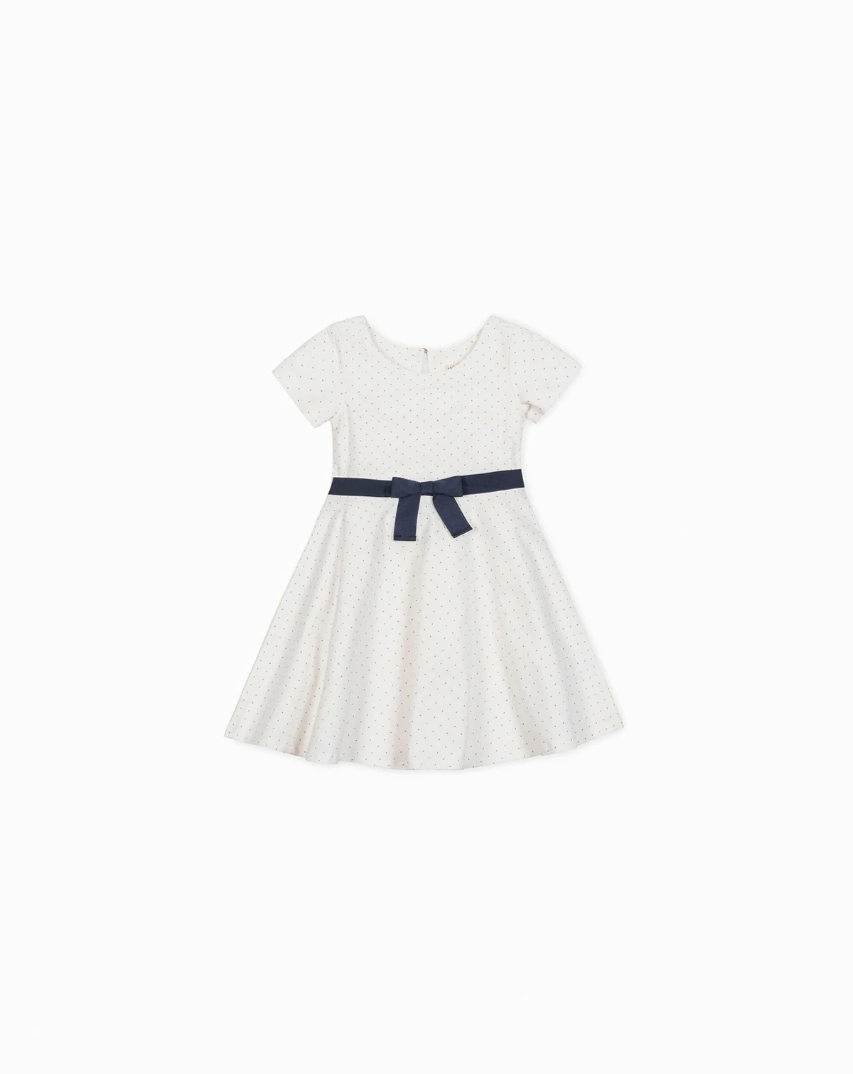 Toddler Girls' Organic Short Sleeve Lightweight Knit Skater Dress
