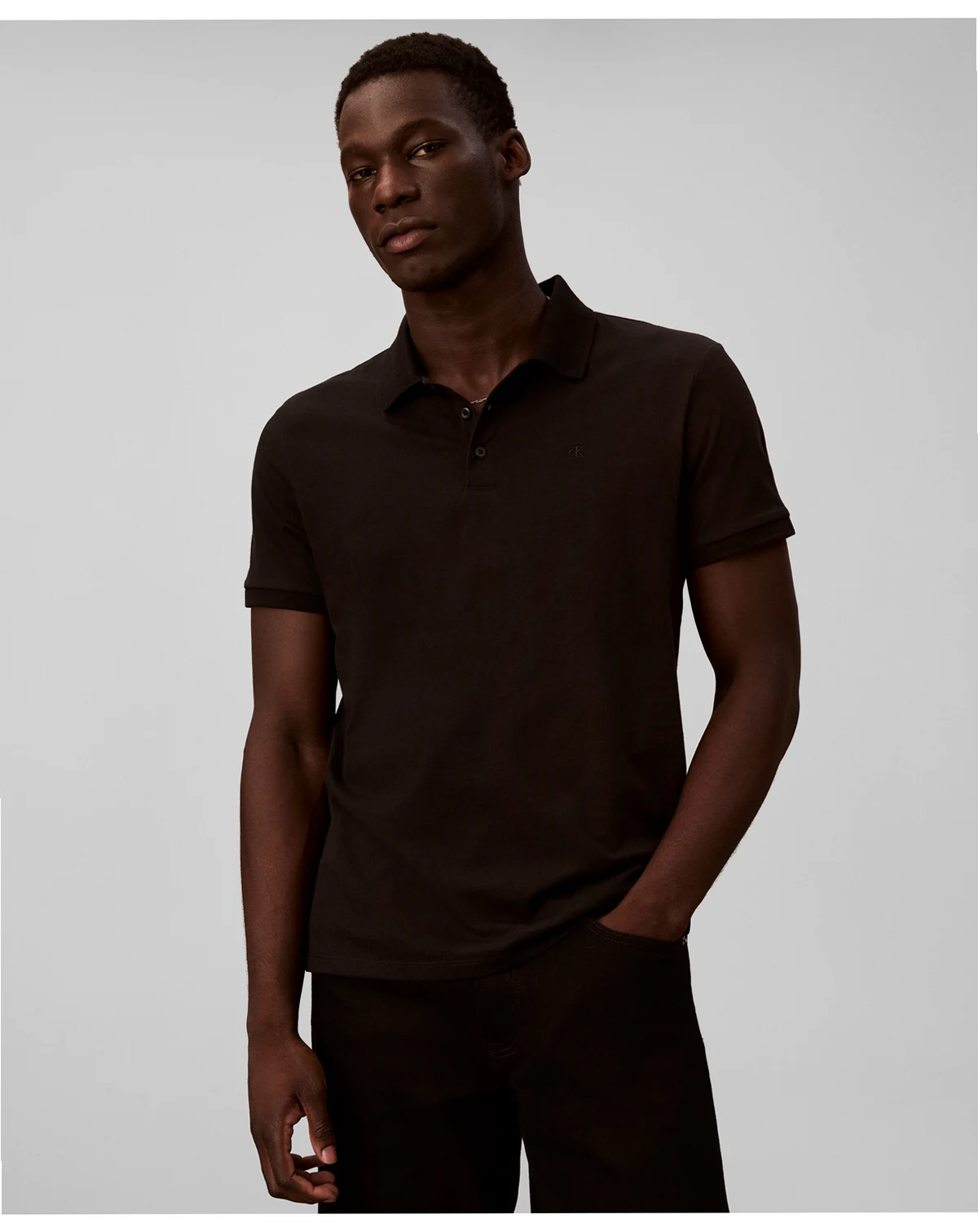 Men's Short Sleeve Solid Polo Shirt