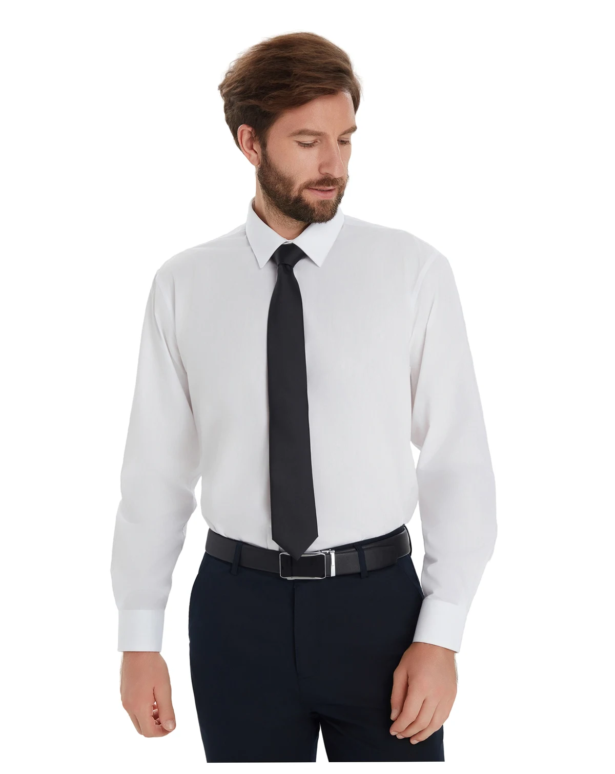 Men's Solid Regular-Fit Dress Shirt, Macy's Exclusive