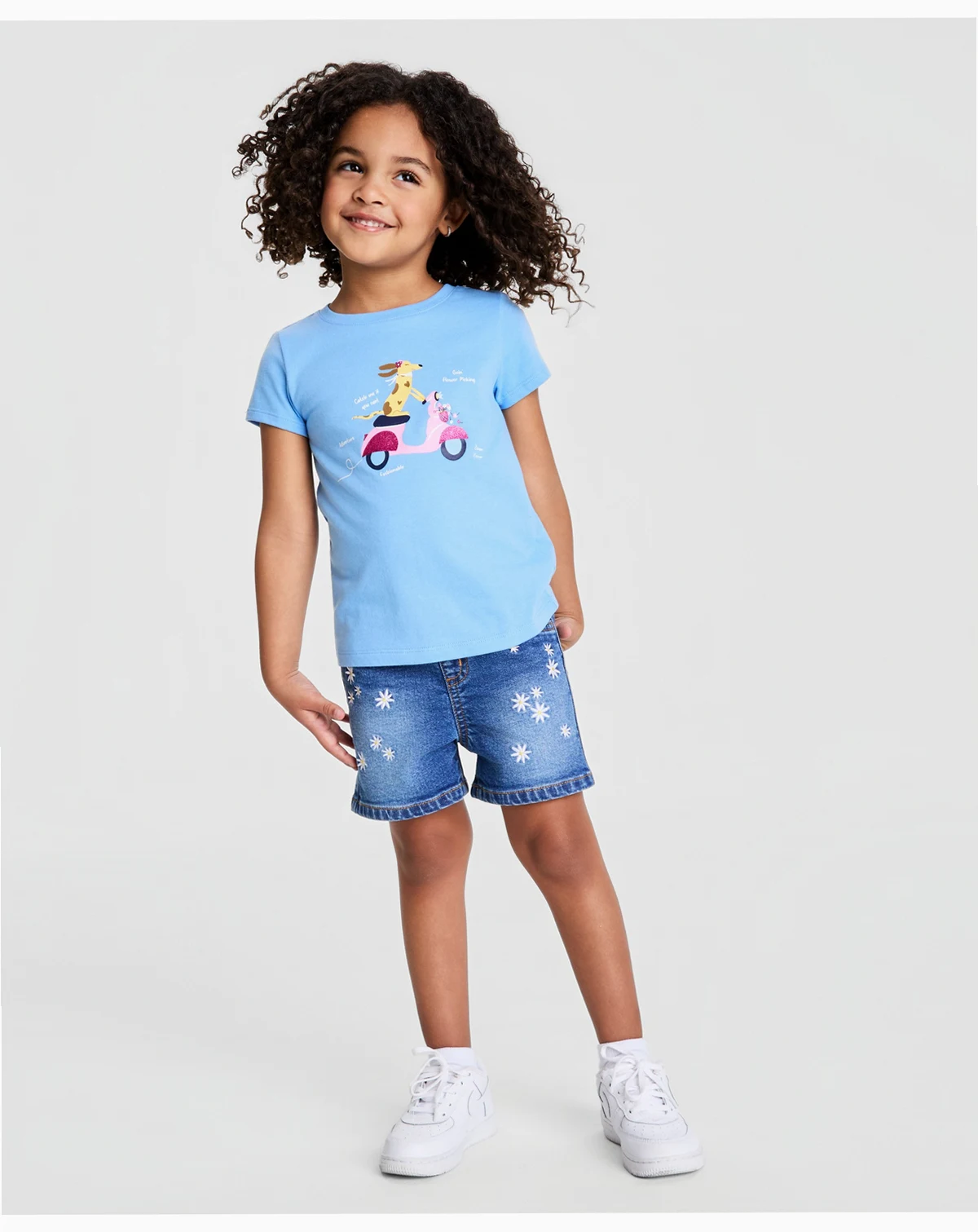 Girls' 12M-5T Scooter Pup Tee, Macy's Exclusive