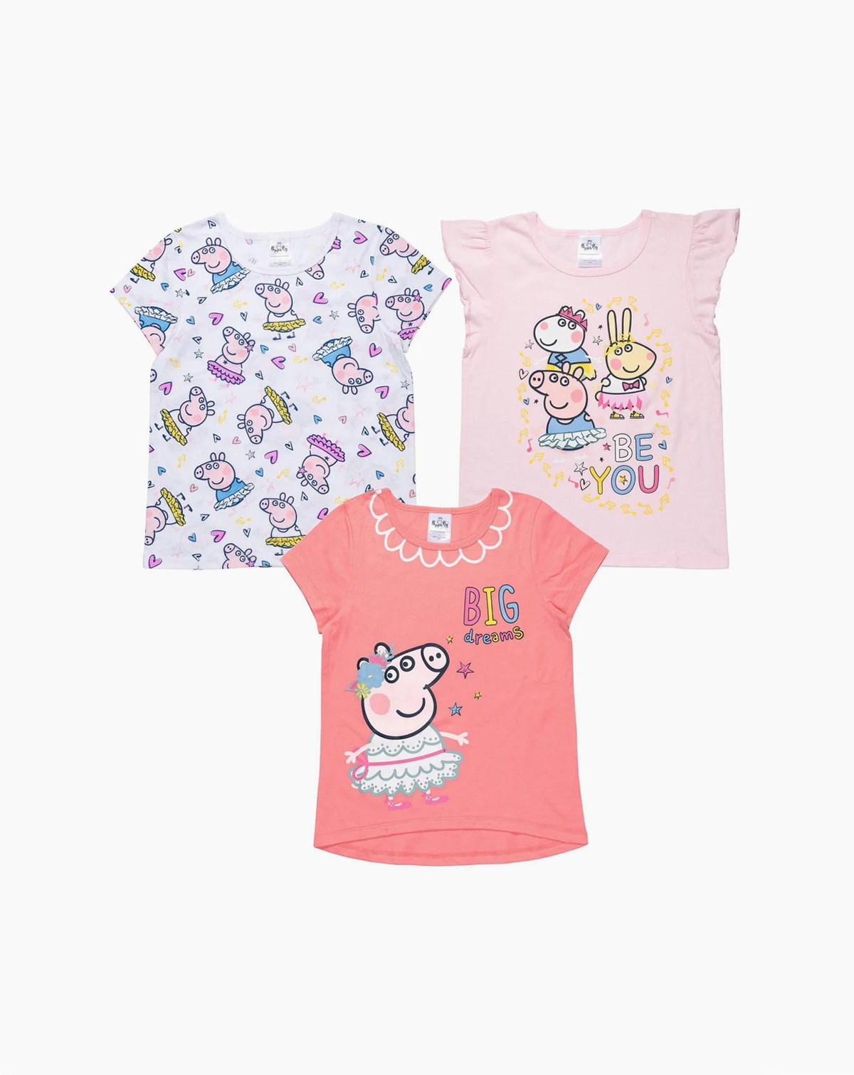 Girls 3 Pack T-Shirts