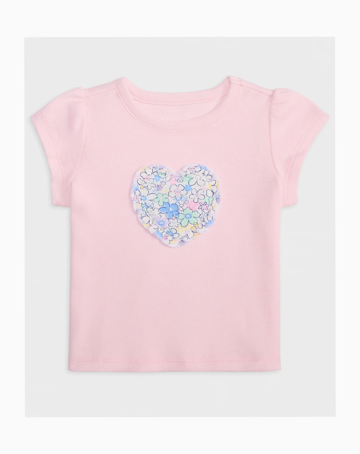 Toddler Girls' 2T-4T Mix and Match Floral Heart T-Shirt, Macy's Exclusive