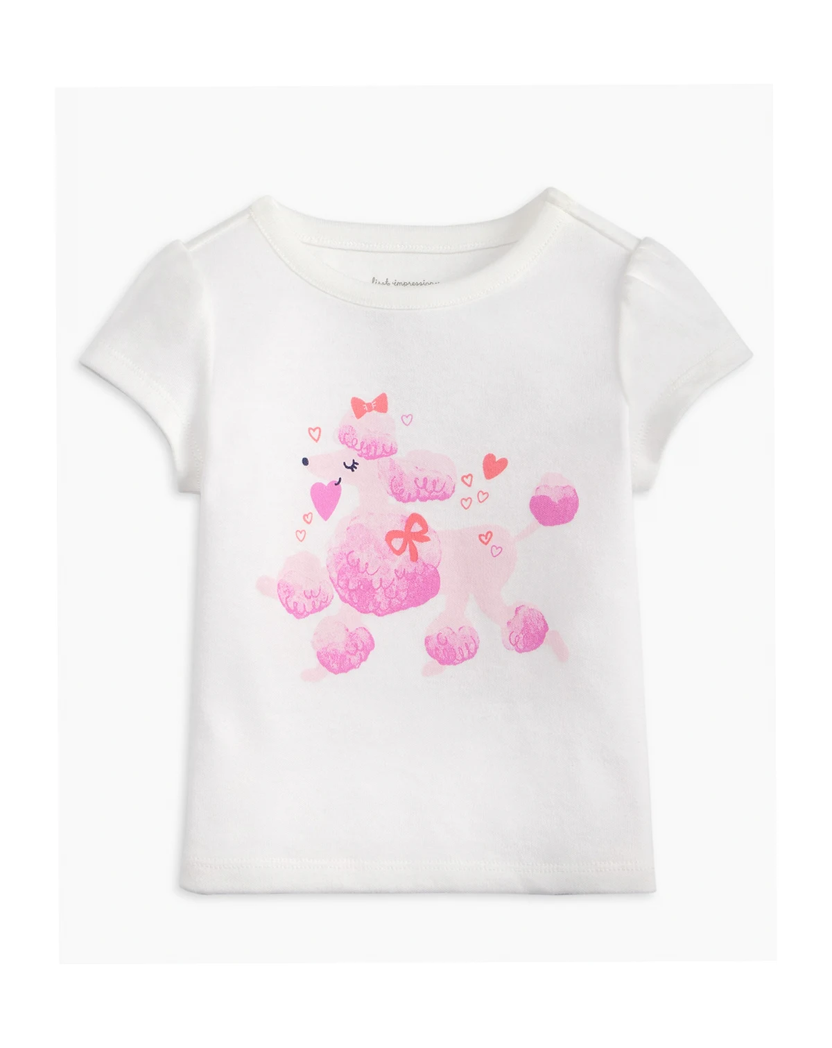 Toddler Girls' 2T-4T Mix and Match Short-Sleeve Poodle T-Shirt, Macy's Exclusive