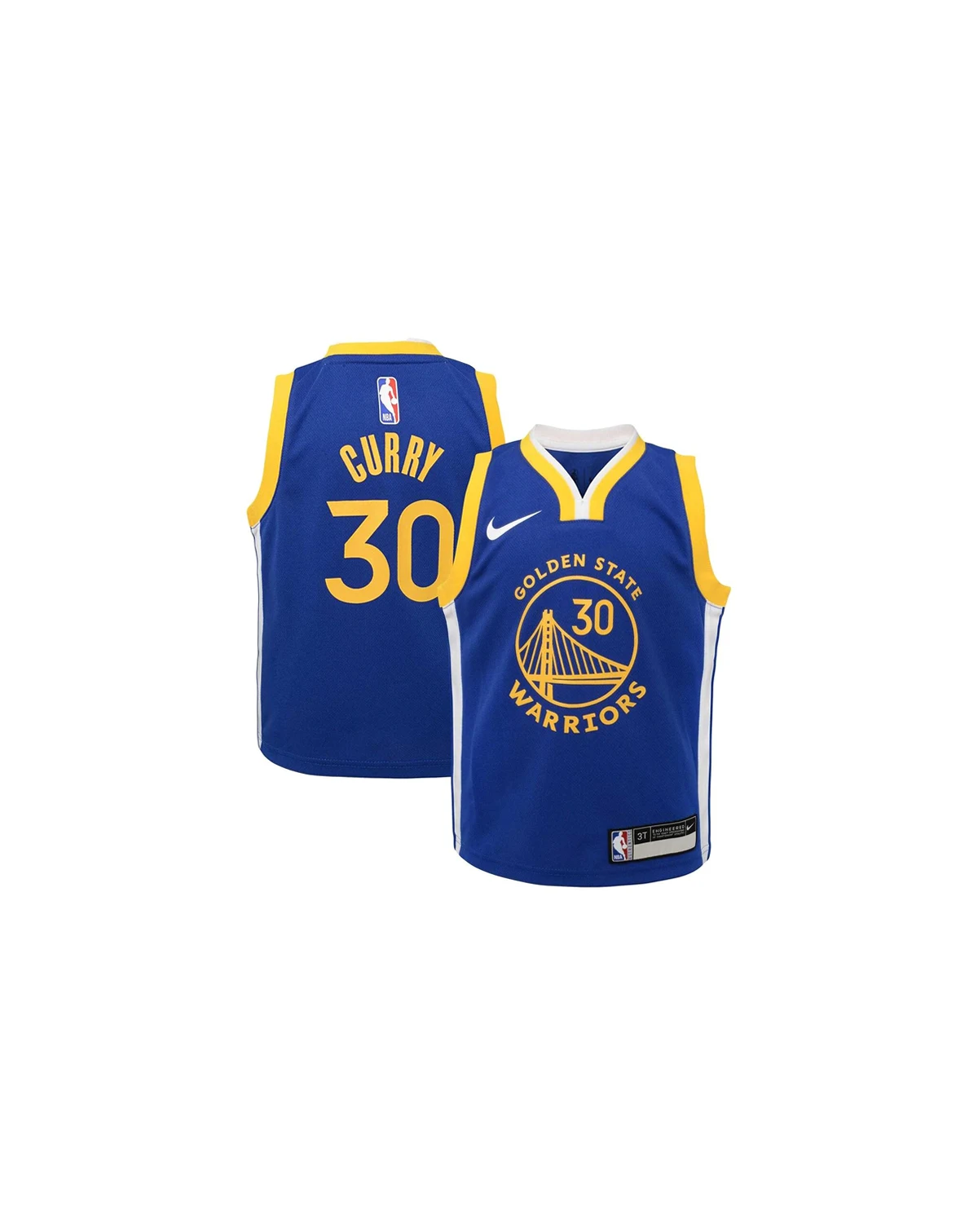 Toddler Boys and Girls Stephen Curry Royal Golden State Warriors Swingman Player Jersey - Icon Edition