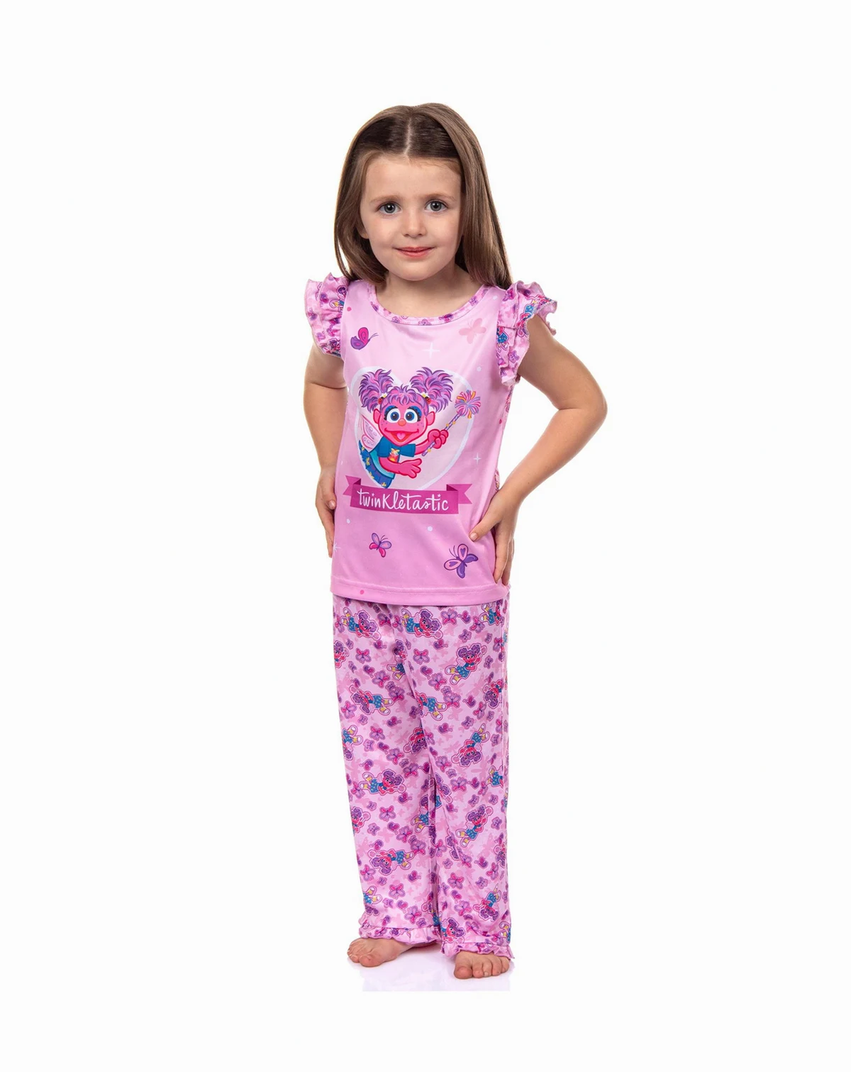 Toddler Girls Abby Cadabby Ruffle 2-Piece Pajama Set Sleepwear