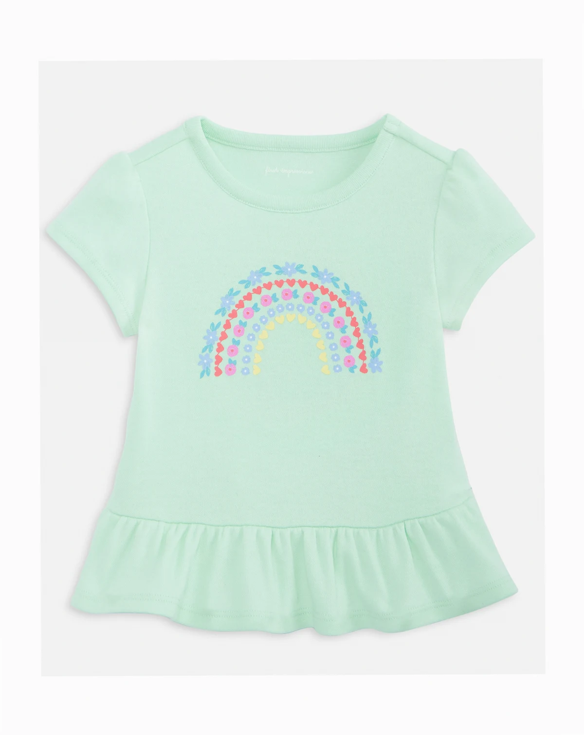 Toddler Girls' 2T-4T Mix and Match Rainbow Print Top, Macy's Exclusive