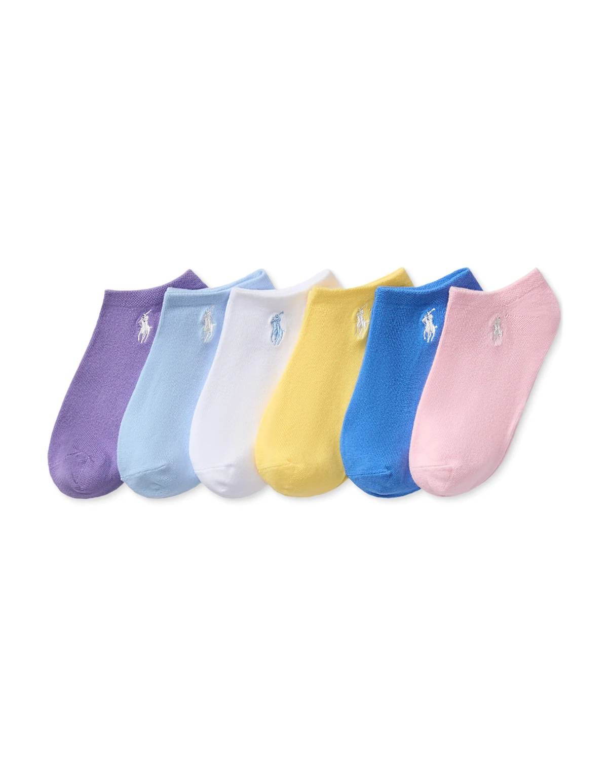 Toddler Girls Classic Solid Low-Cut Socks, 6-Pack
