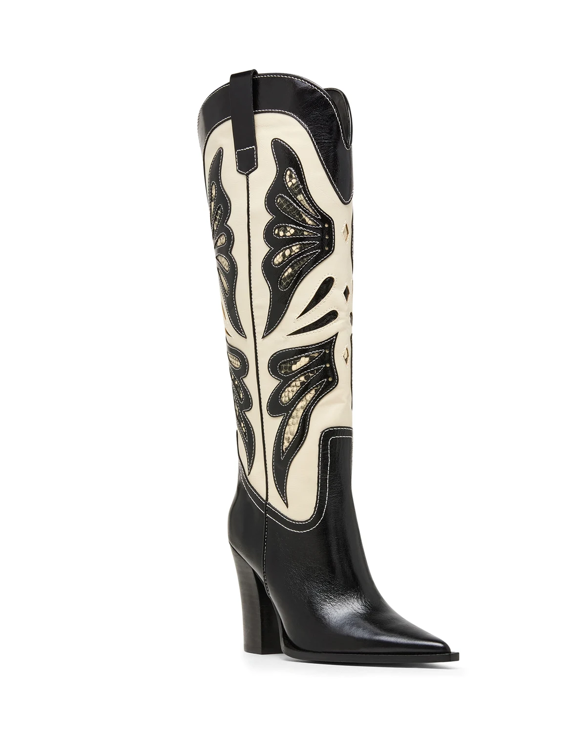 Women's Kaz Knee-High High-Heel Western Cowboy Boots