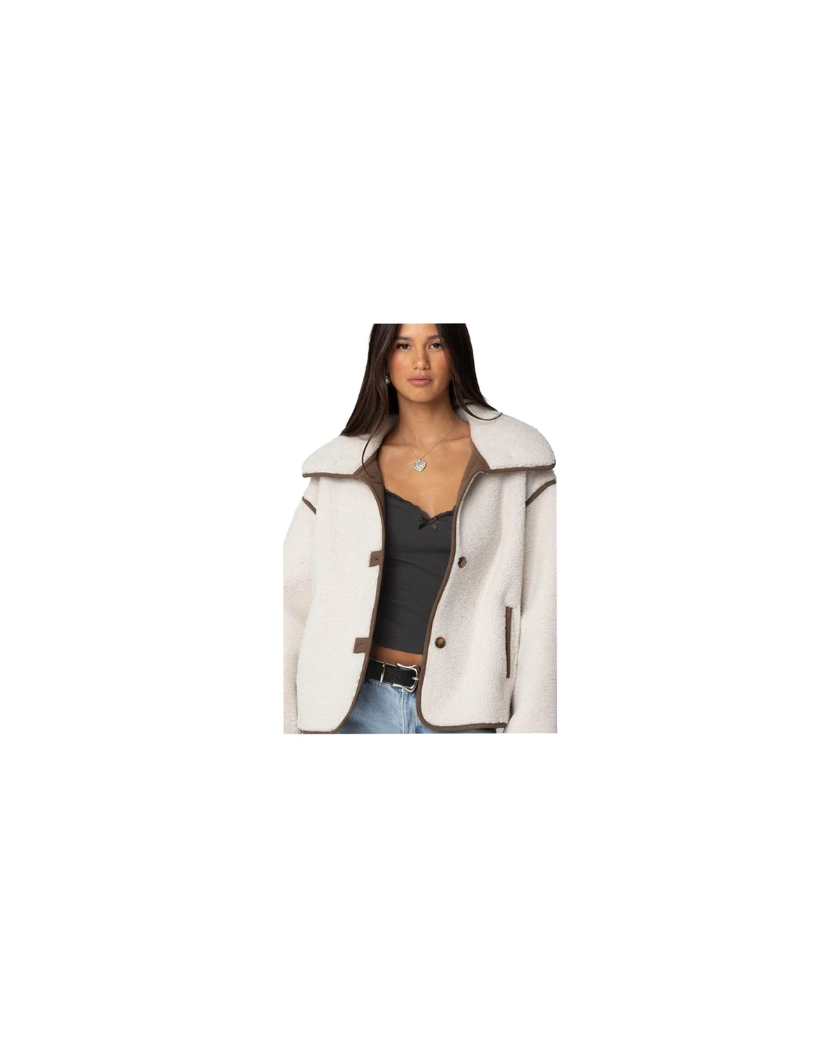 Women's Frost Oversized Faux Shearling Jacket