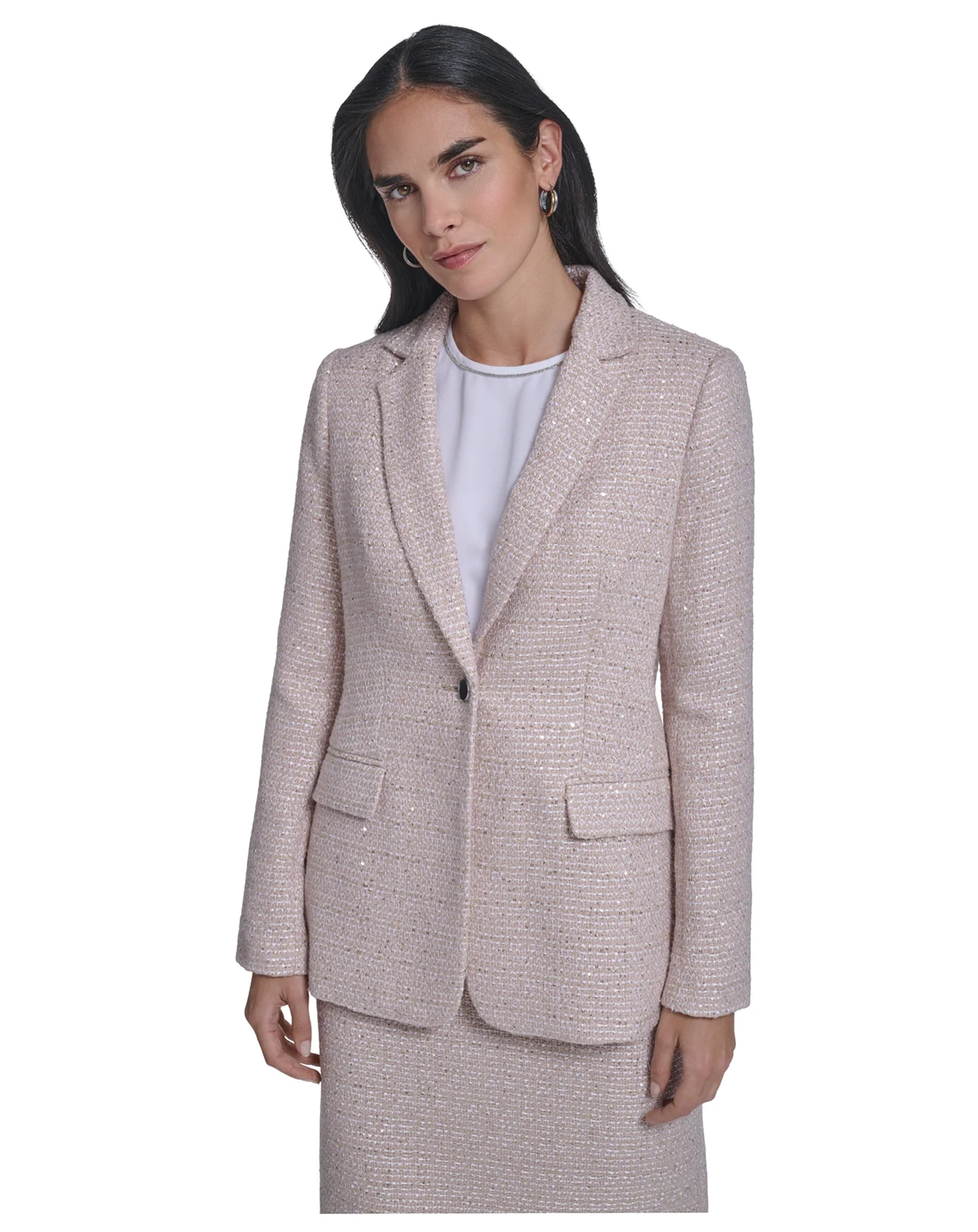 Women's Novelty One-Button Blazer