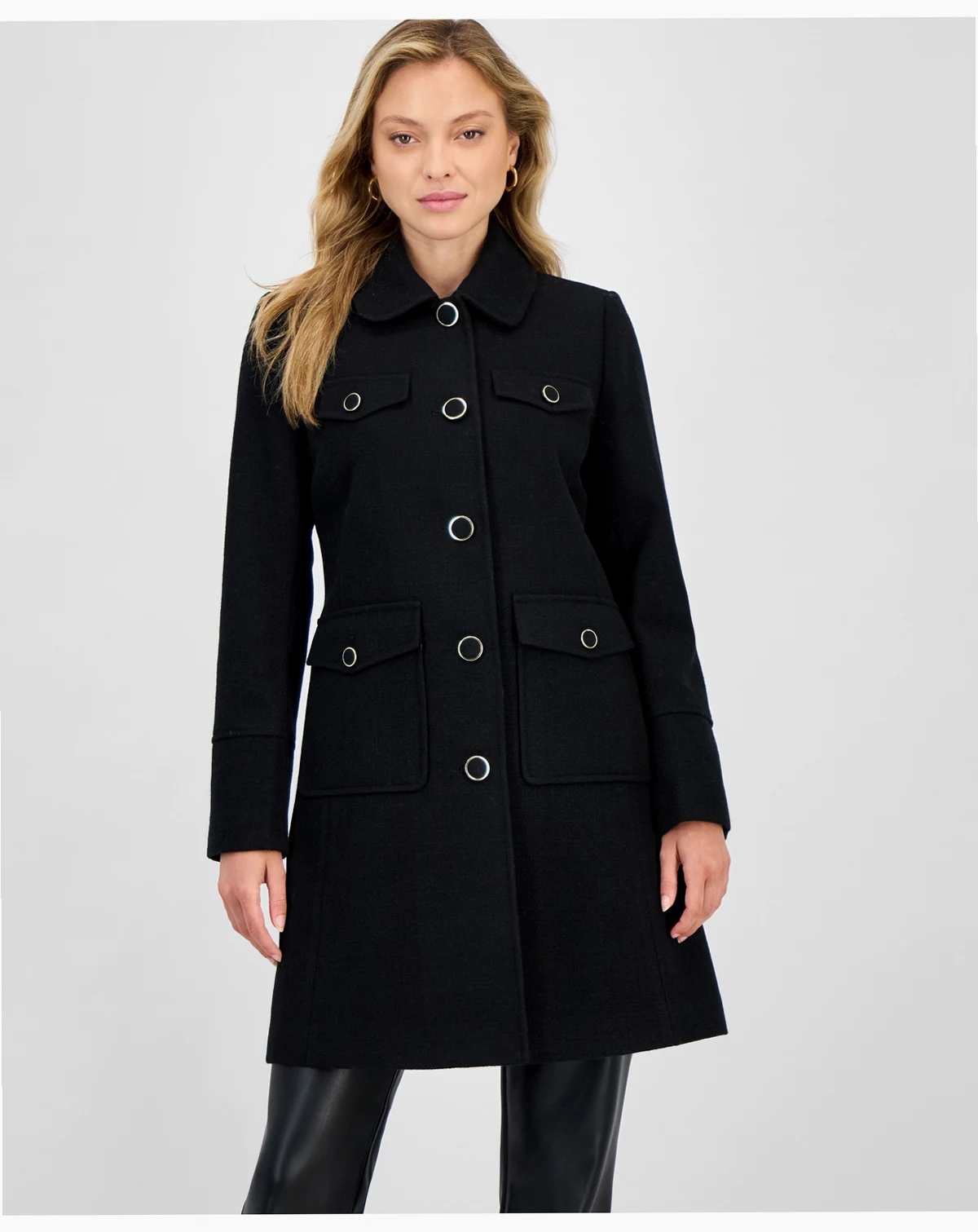 Women's Button-Front Coat