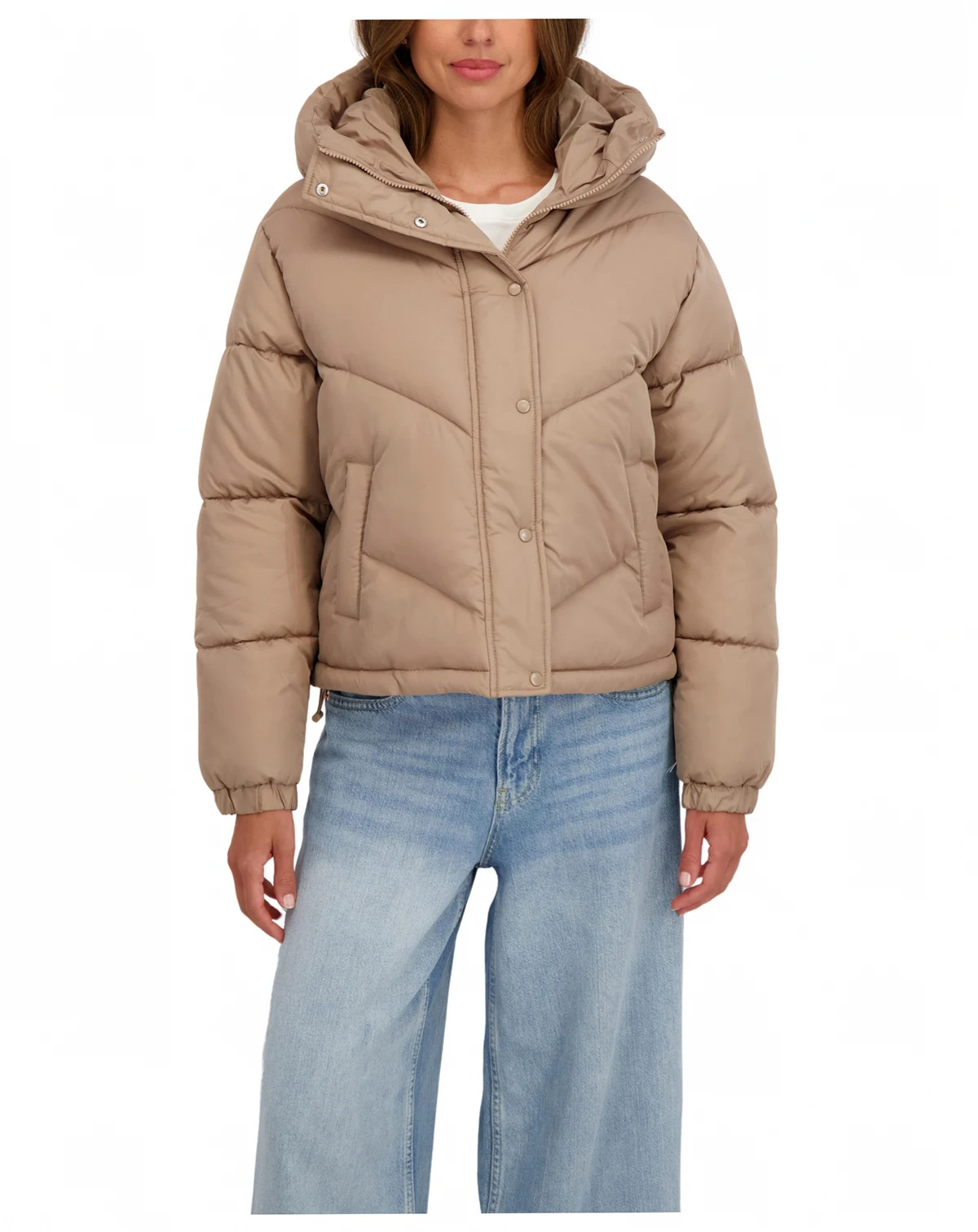 Juniors' Juniors' Short Hooded Puffer Jacket