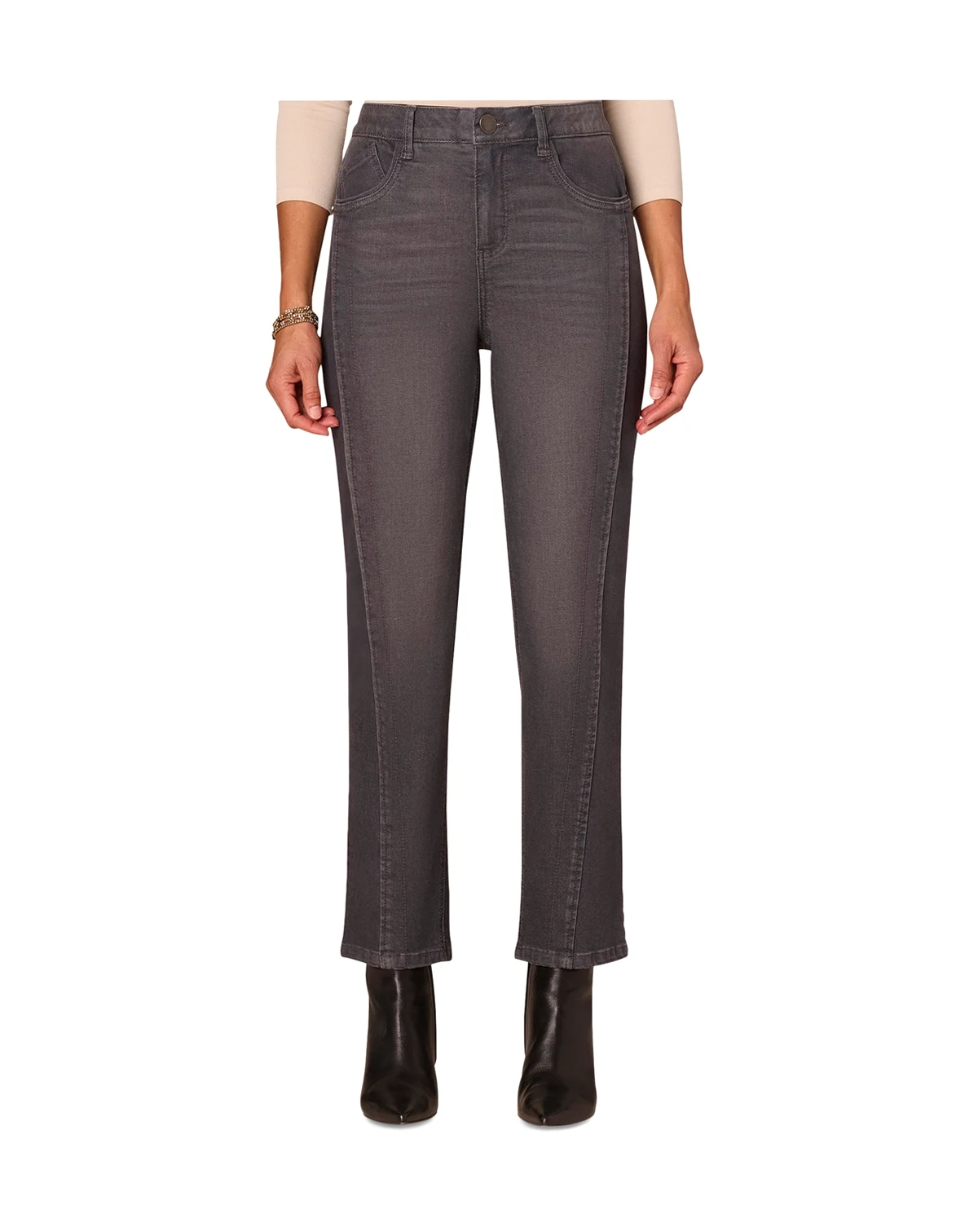 Women's High-Rise Straight-Leg Ankle Jeans