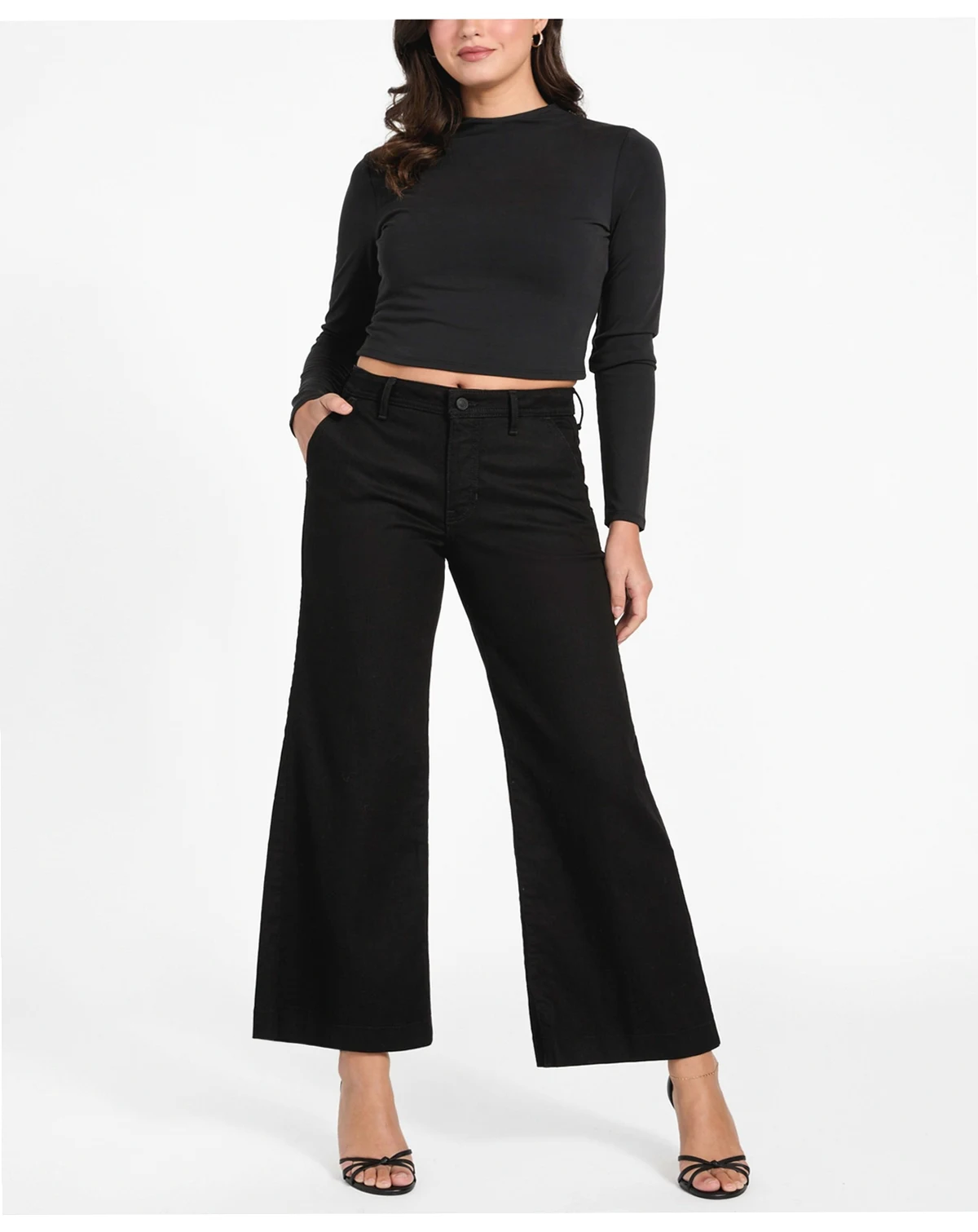 Women's Zoya Wide Leg Crop Jeans