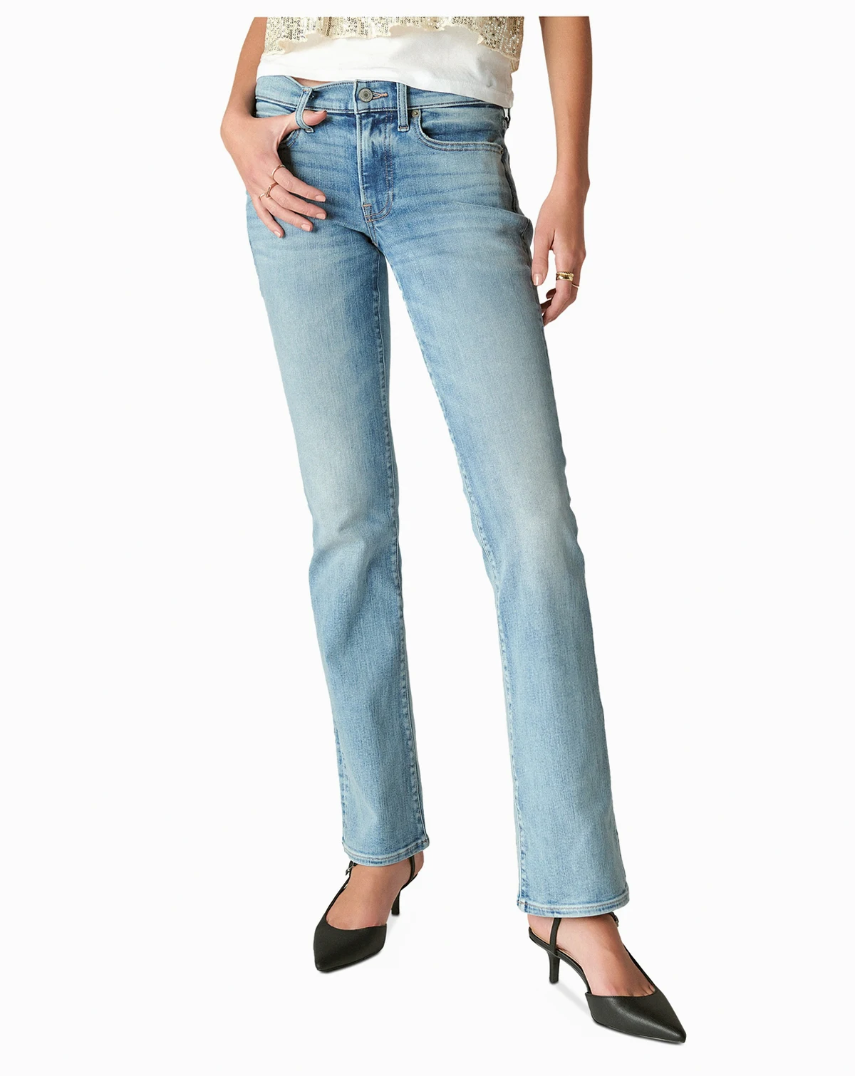Women's Mid-Rise Sweet Bootcut Jeans