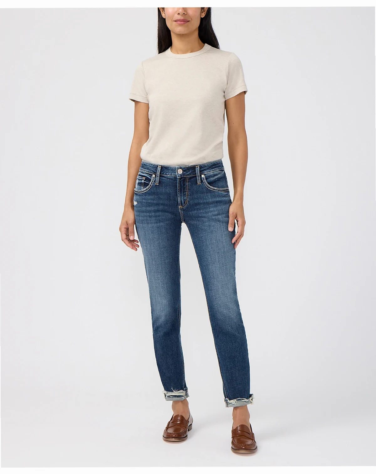 Women's Boyfriend Fit Slim Jeans