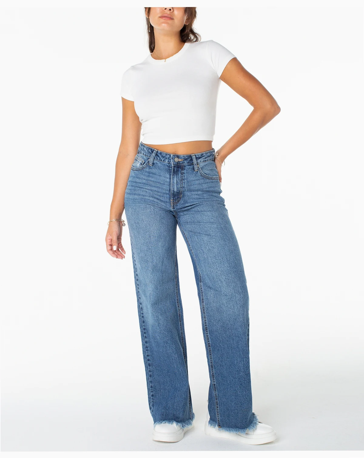 Women's Ultra High Rise Wide Leg Jeans