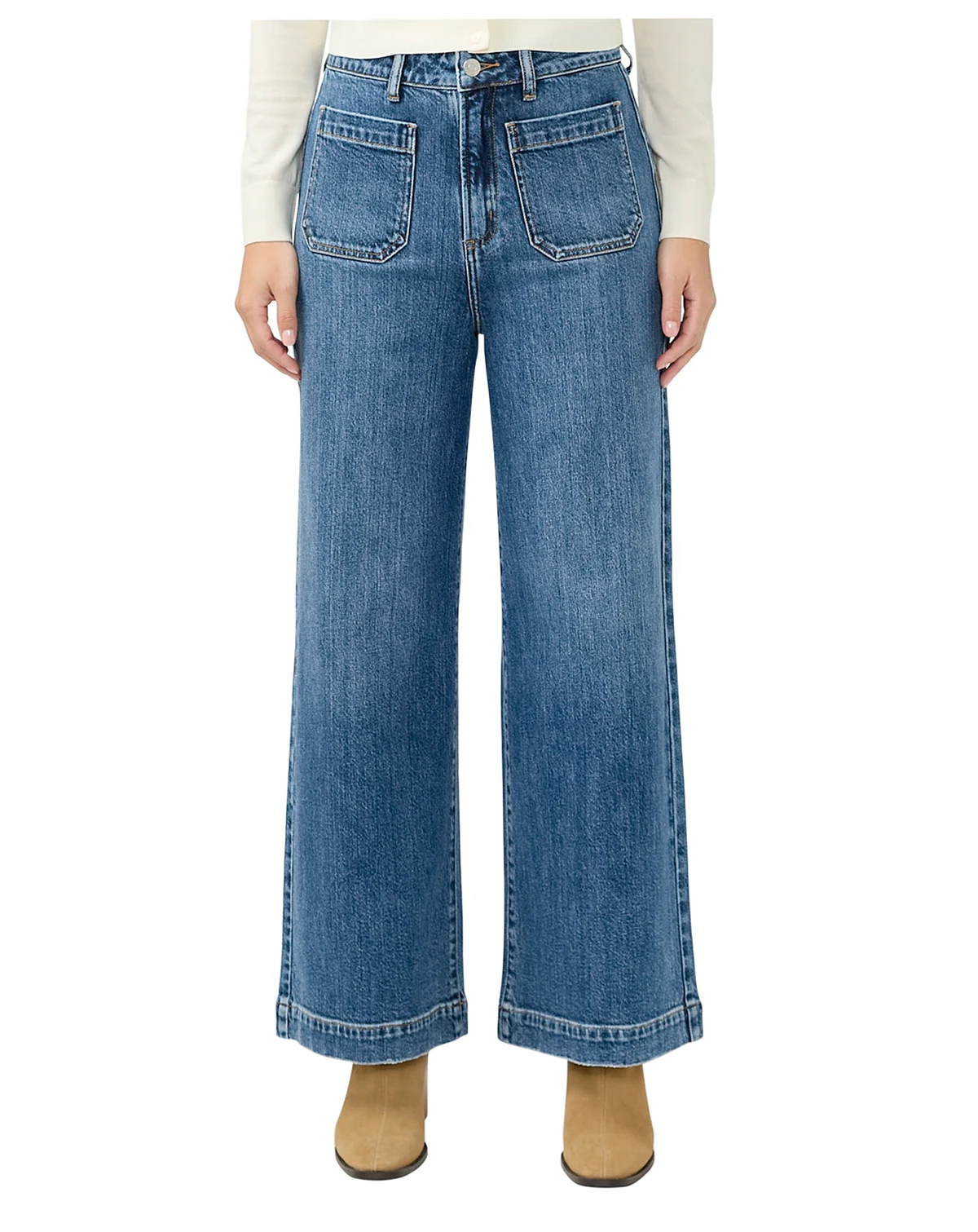 Women's 70s High Rise Wide Leg Jeans