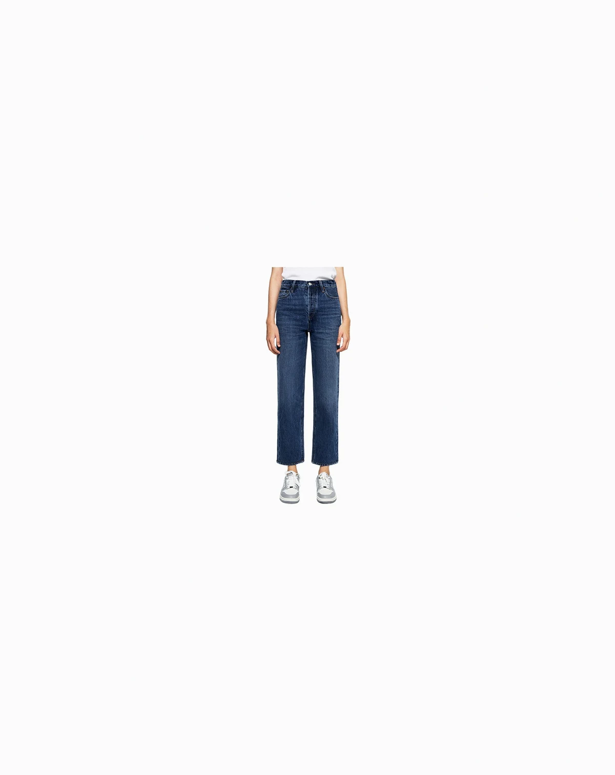 Women's Manhattan High Rise Straight Ankle Jeans
