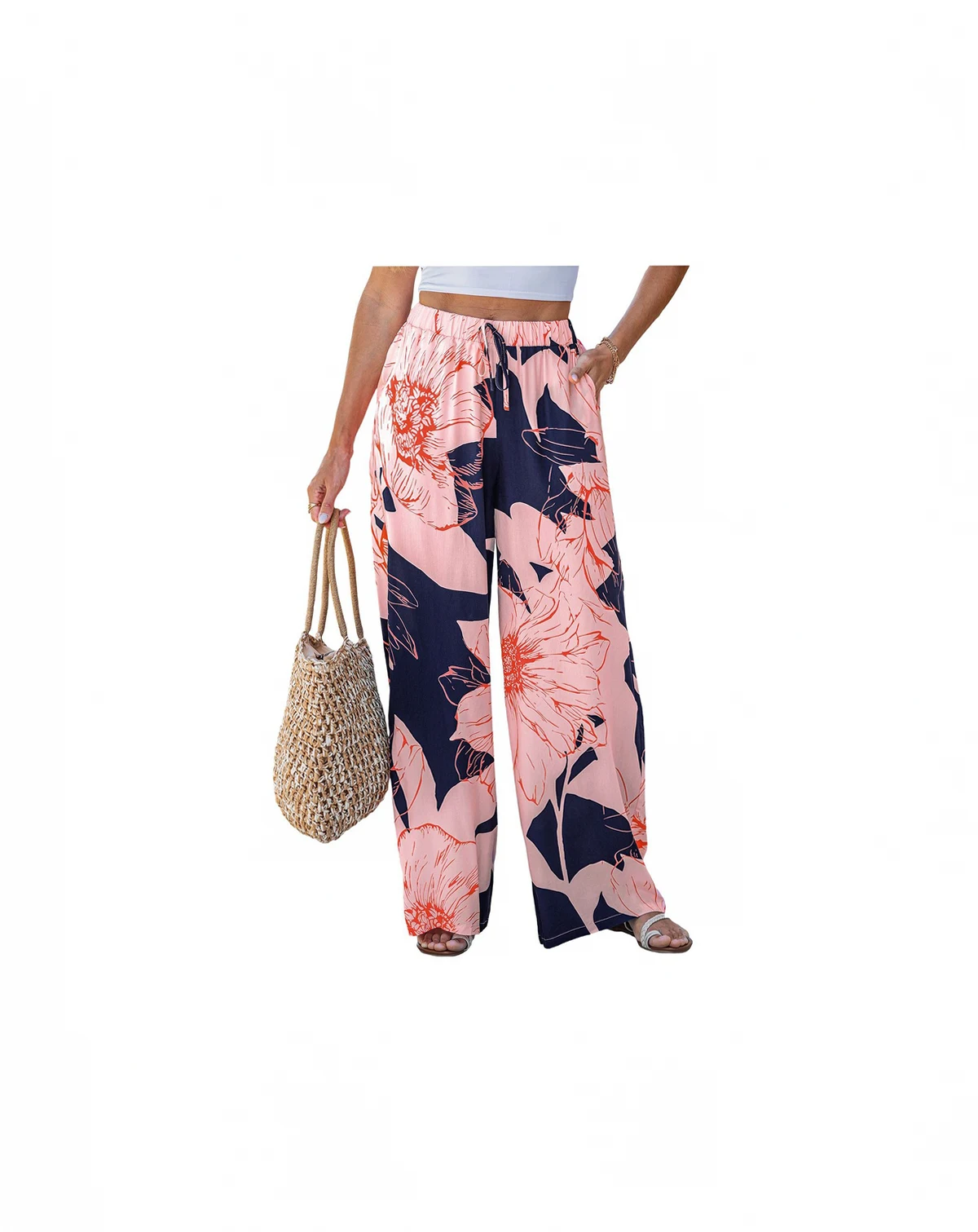 Women's Simple Days Floral Pants