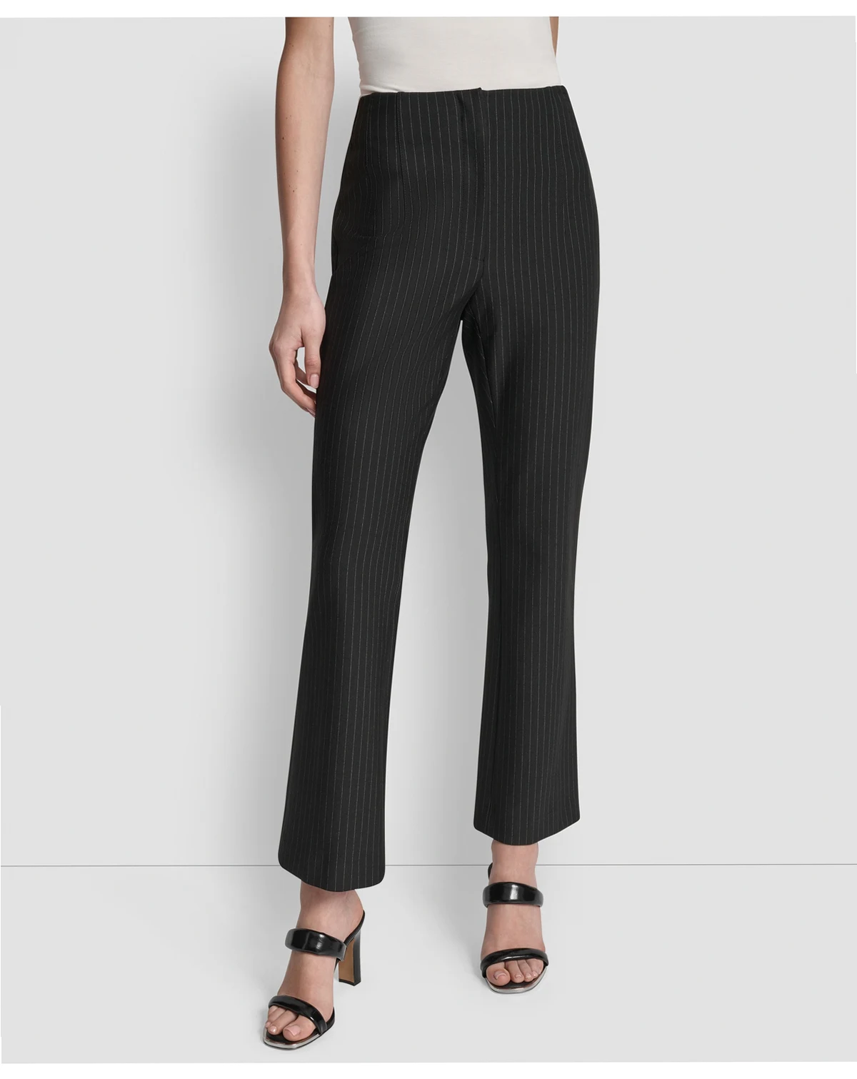 Women's Mid-Rise Pinstripe Pants