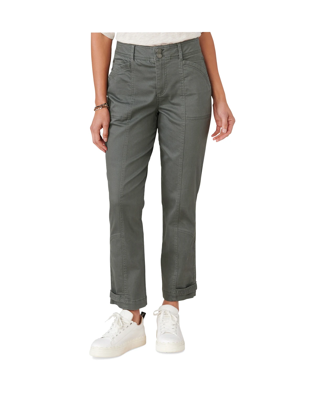 Women's "Ab"solution High-Rise Tapered Utility Jeans
