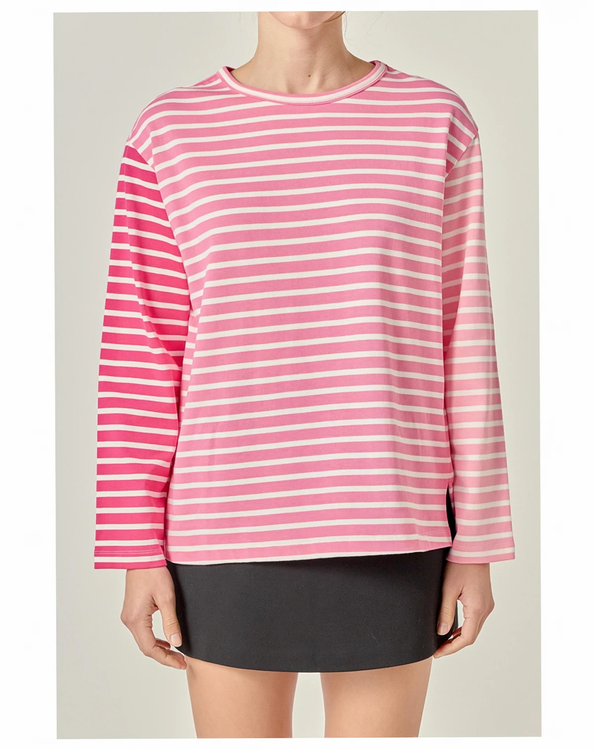 Women's Stripe Color Block Shirt