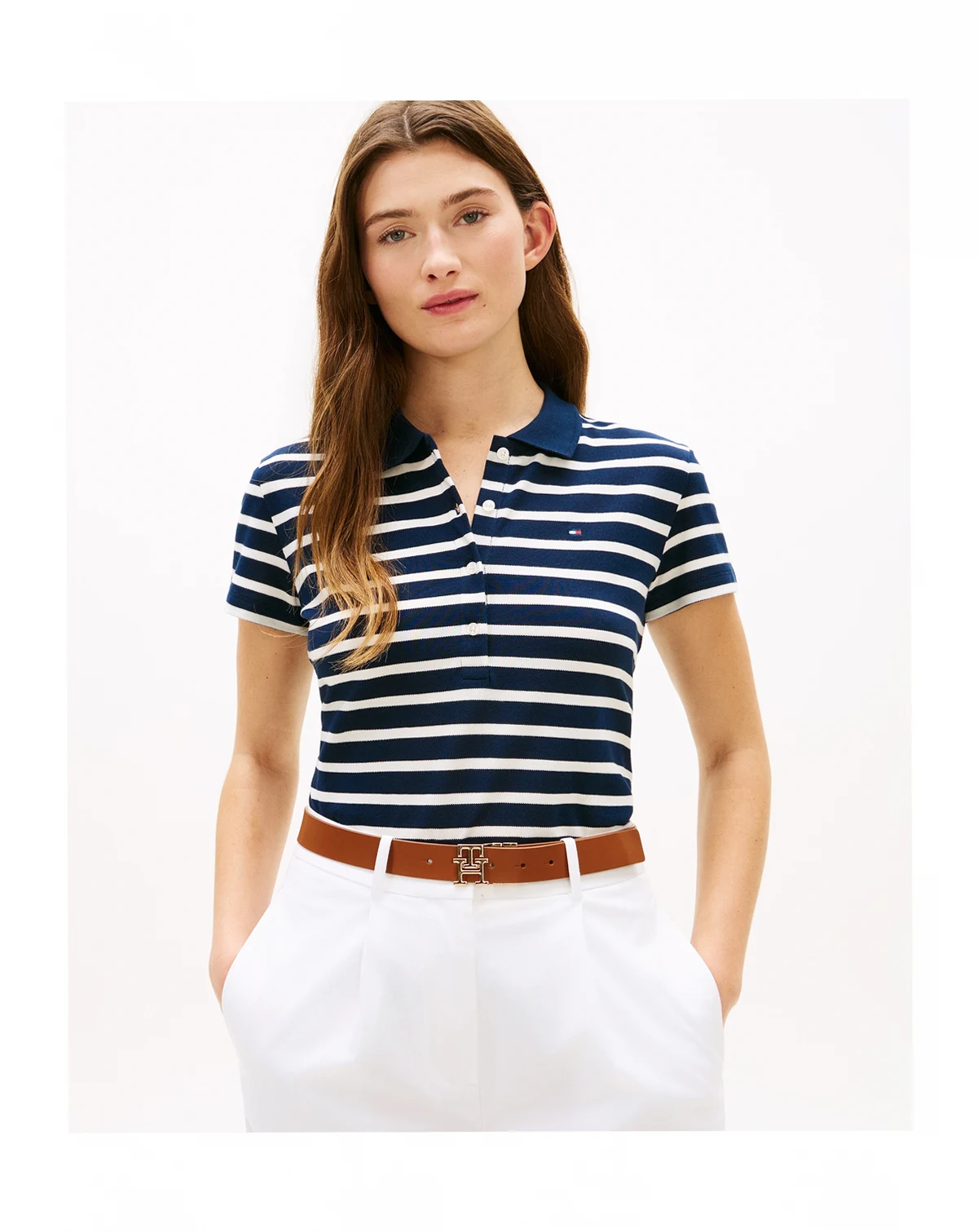 Women's Classic Pique Short-Sleeve Polo T-Shirt