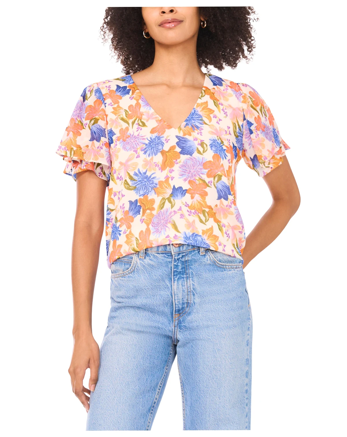 Women's V-Neck Blouse