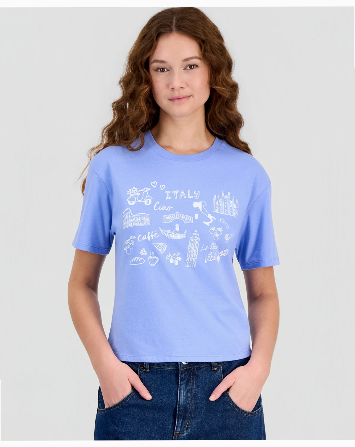 Juniors' Italy Icon T-Shirt