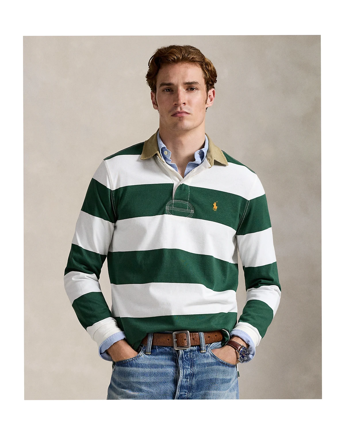 Men's Classic Fit Rugby Shirt