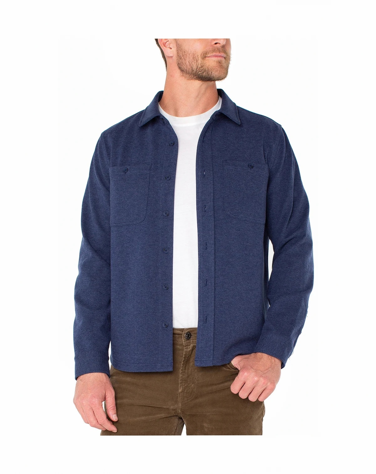 Men's Knit Long-Sleeve Shirt
