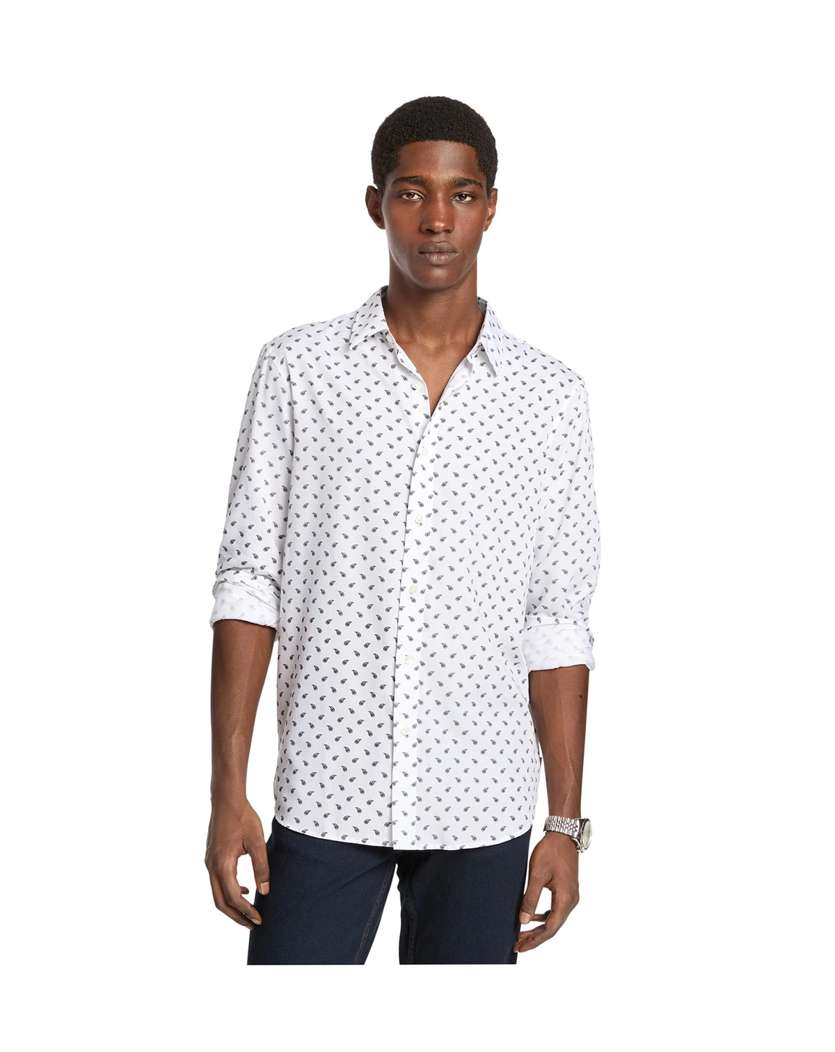 Men's Classic-Fit Paisley Shirt