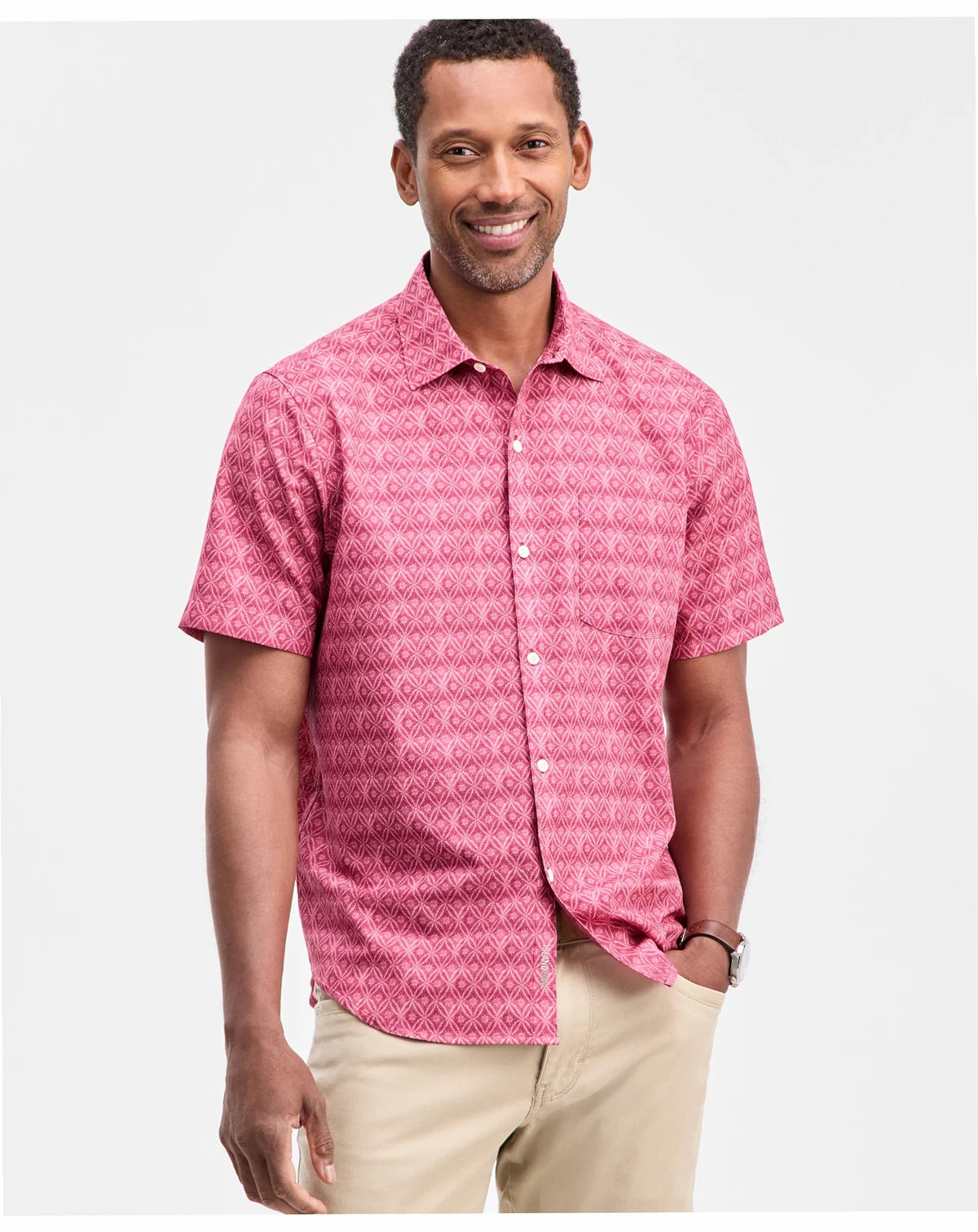 Men's Bahama Coast Tile Isle Printed Shirt
