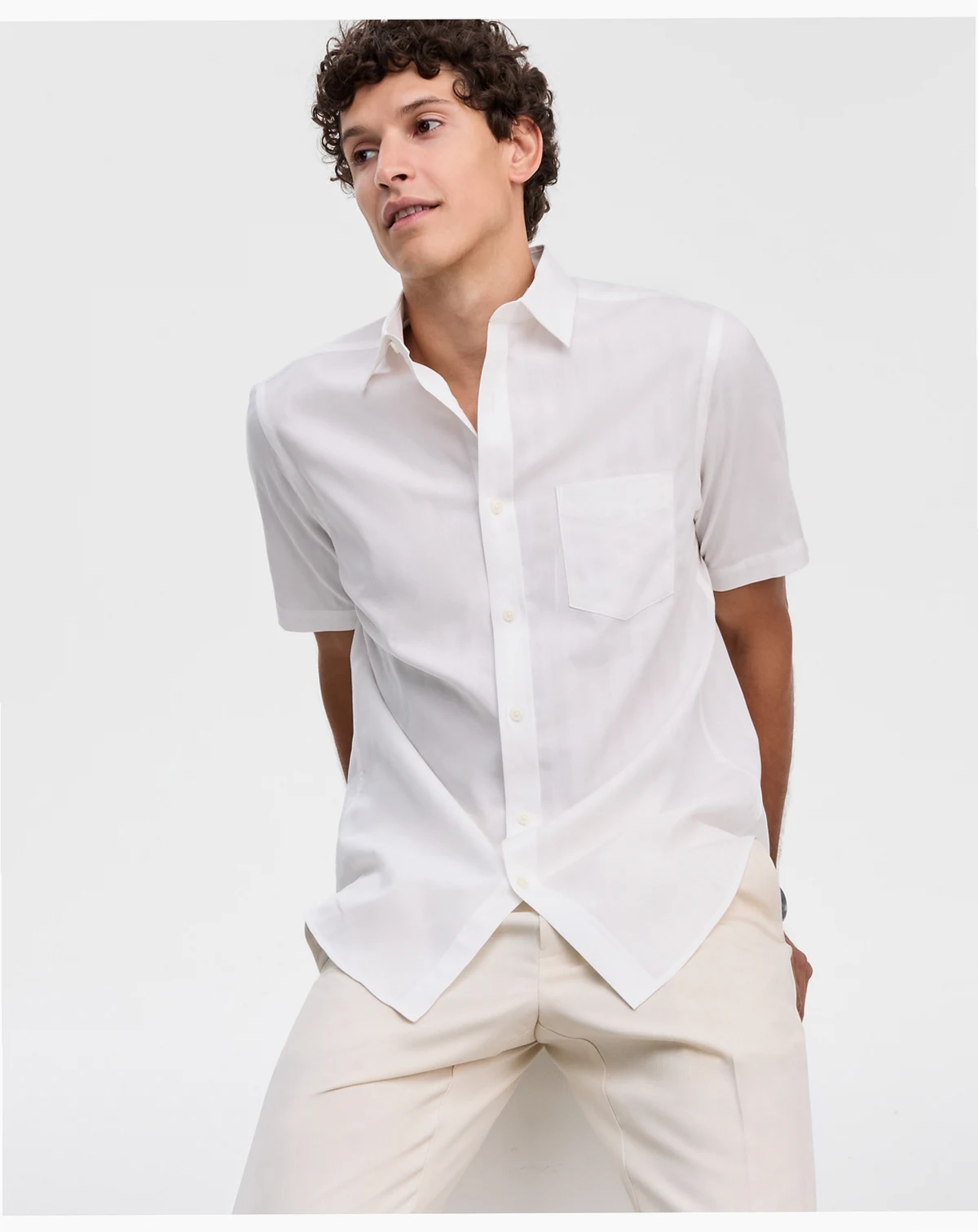 Men's Textured Short-Sleeve Shirt, Macy's Exclusive