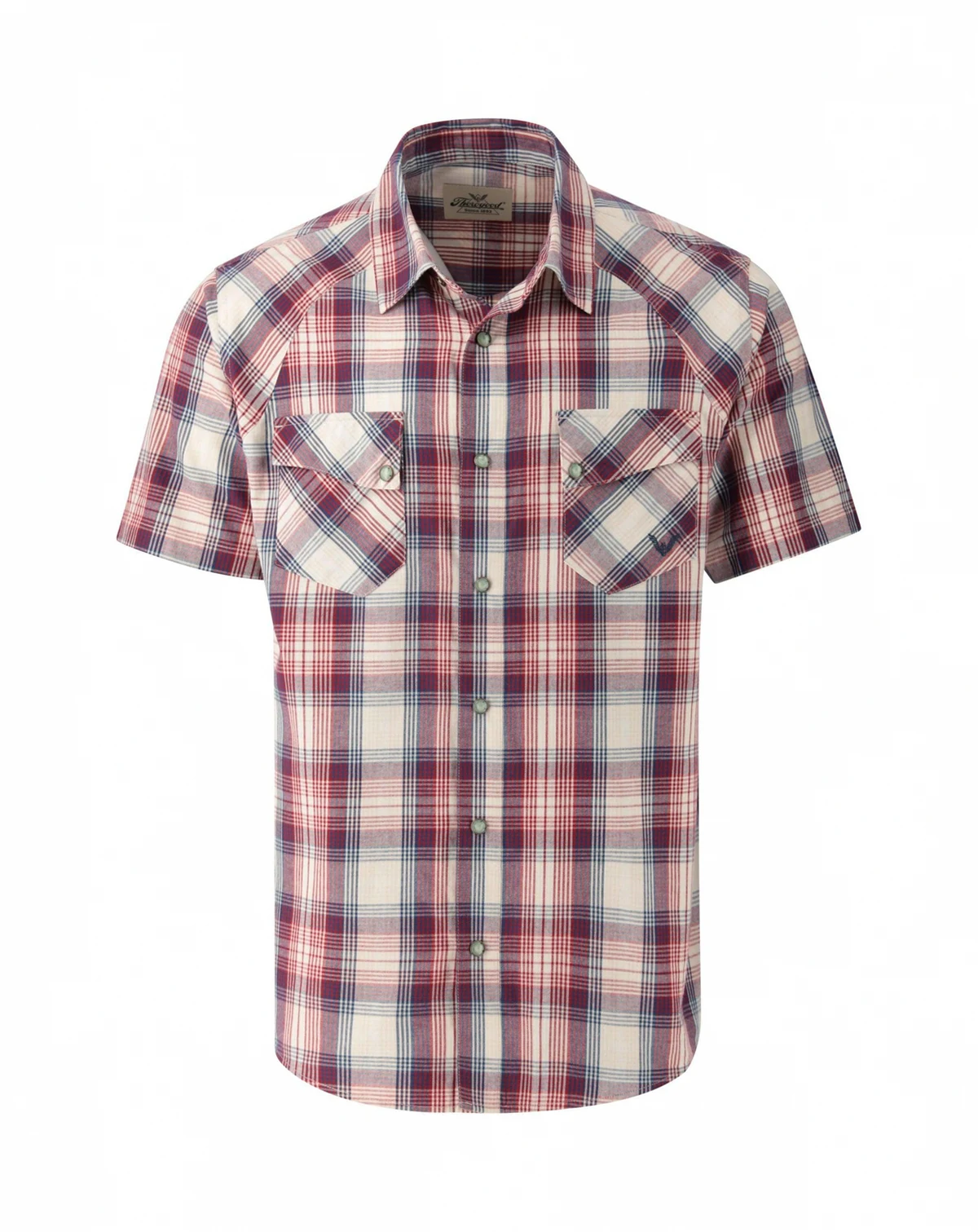 Men's Western Short Sleeve Snap Up Shirt