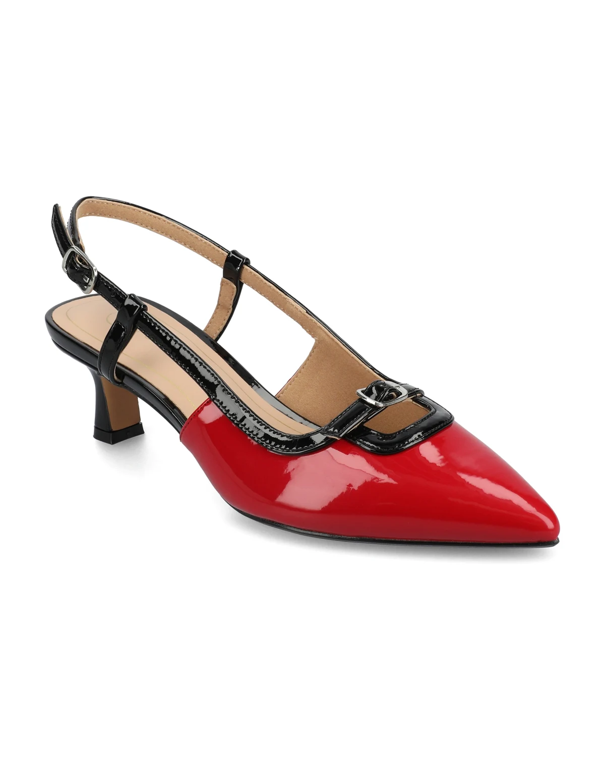 Women's Padma Kitten Heel Slingback Pumps