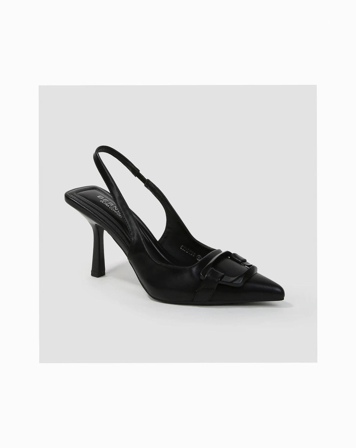 Cindy Slingback Pumps with Tonal Buckle Detail