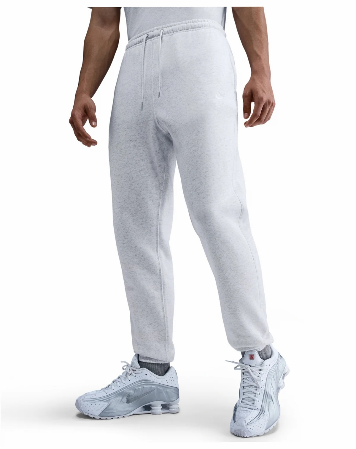 Men's Cuffed Brushed Fleece Logo Sweatpants