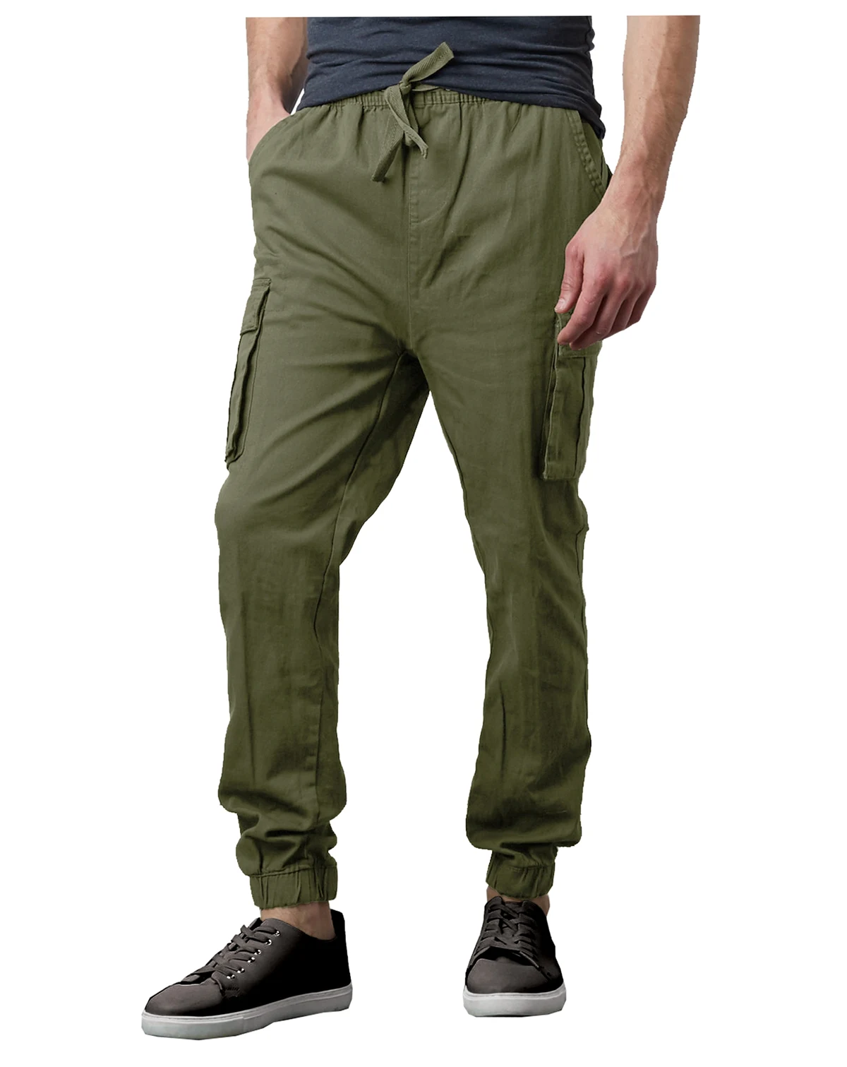 Men's Slim Fit Stretch Cargo Jogger Pants