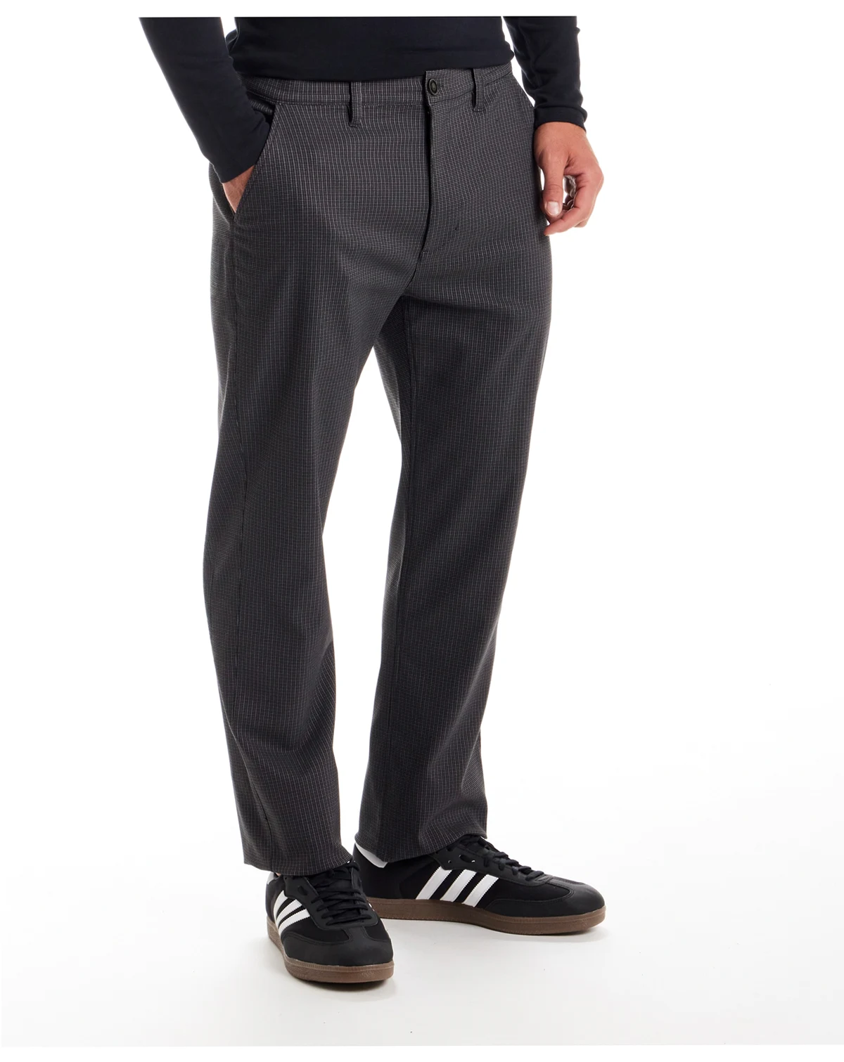 Men's Regular-Fit Grid Pants