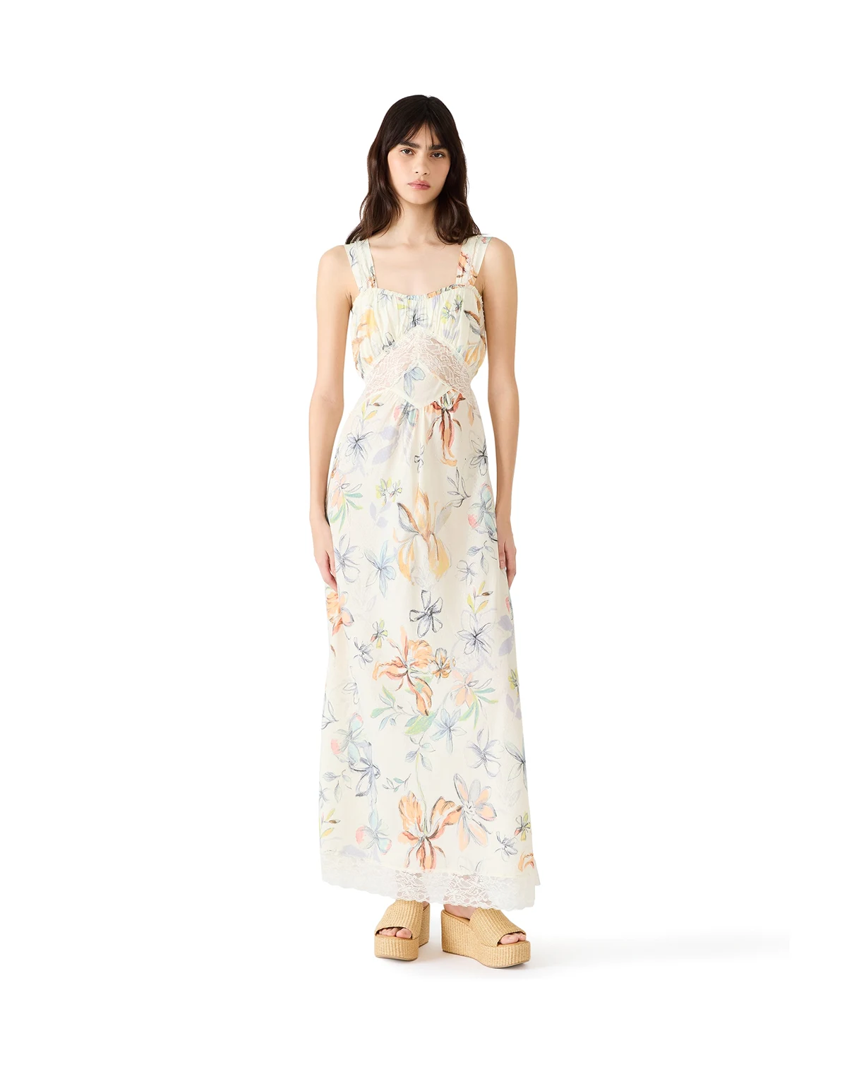 Women's Alexus Sweetheart Neck Maxi Dress