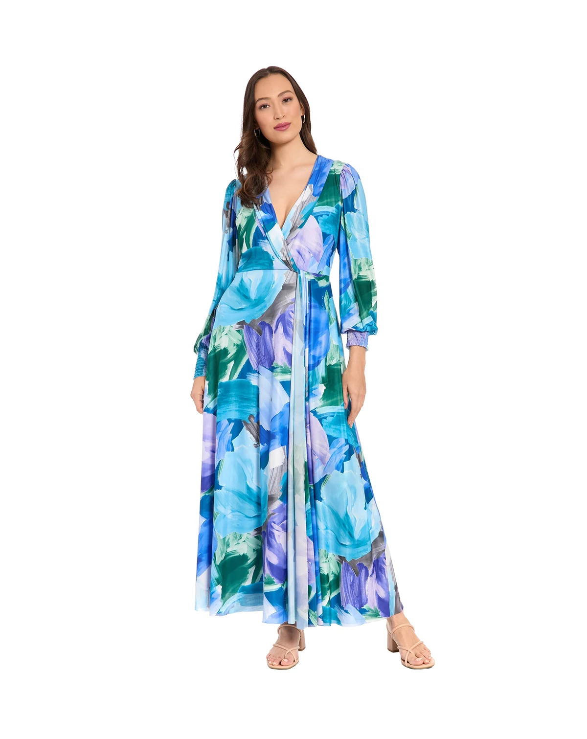 Petite Printed Maxi Dress