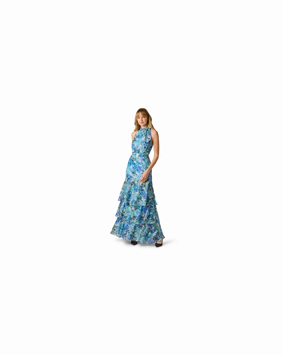 Petite Chiffon Ball Gown