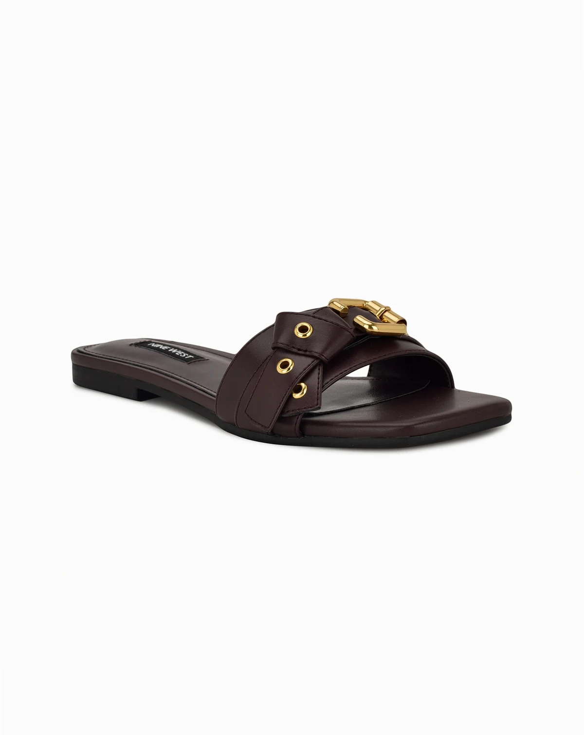 Women's Missj Buckle Slip-On Flat Sandals