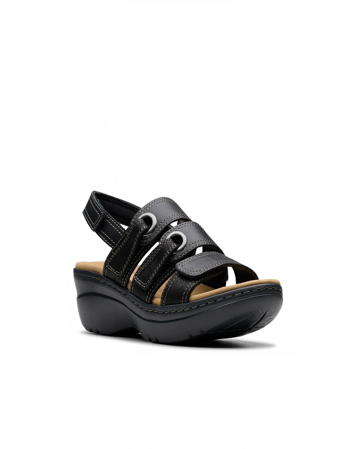 Merliah2 Bali Wedge Leather Casual Sandals