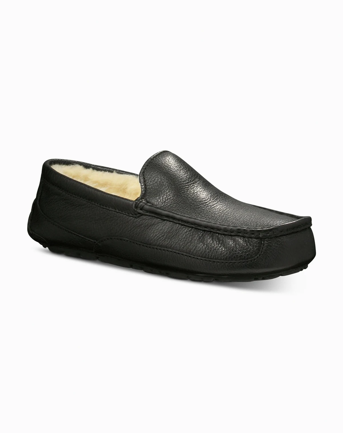 Men's Ascot Leather Moccasin Slippers