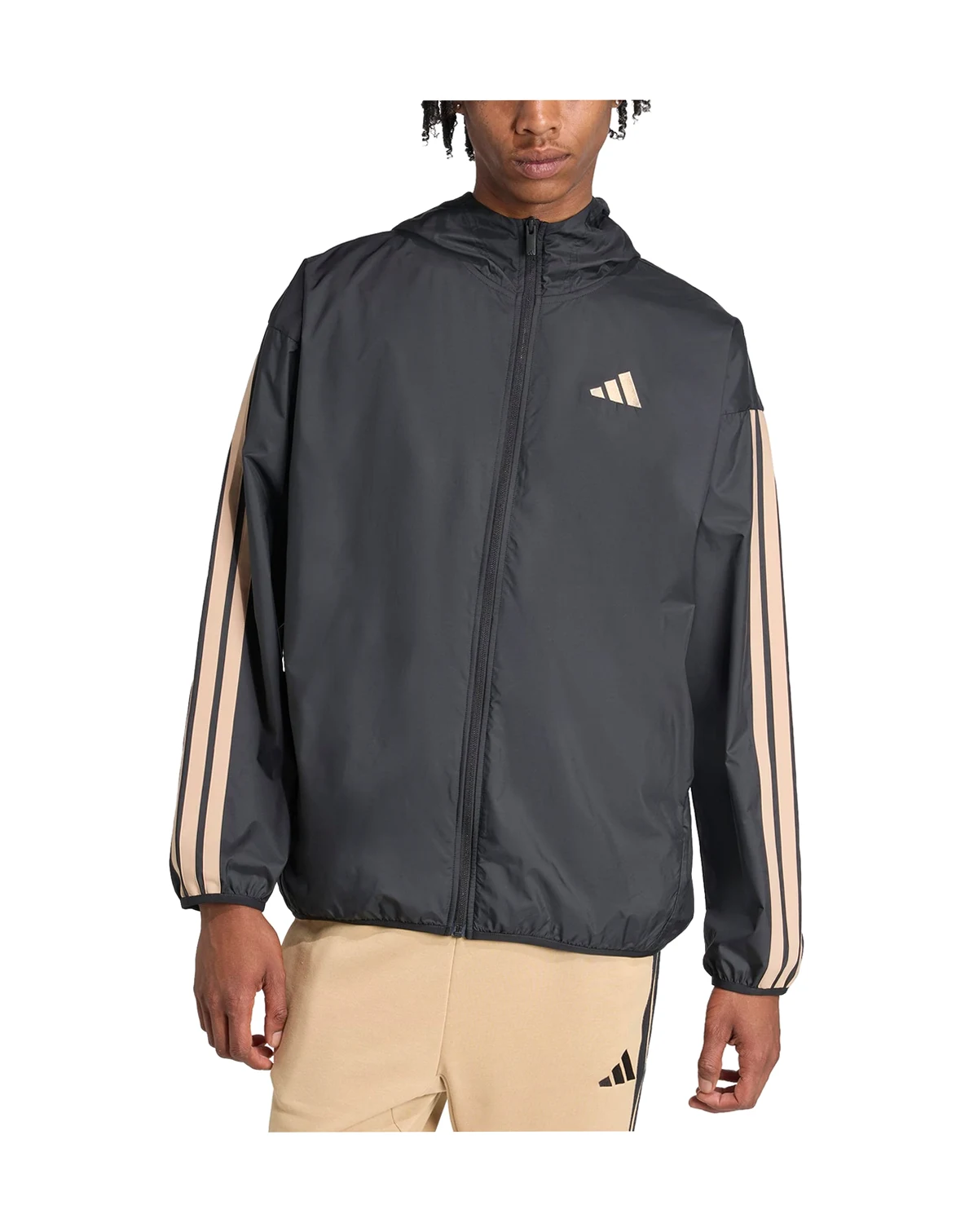 Men's Essential Three-Stripes Woven Windbreaker