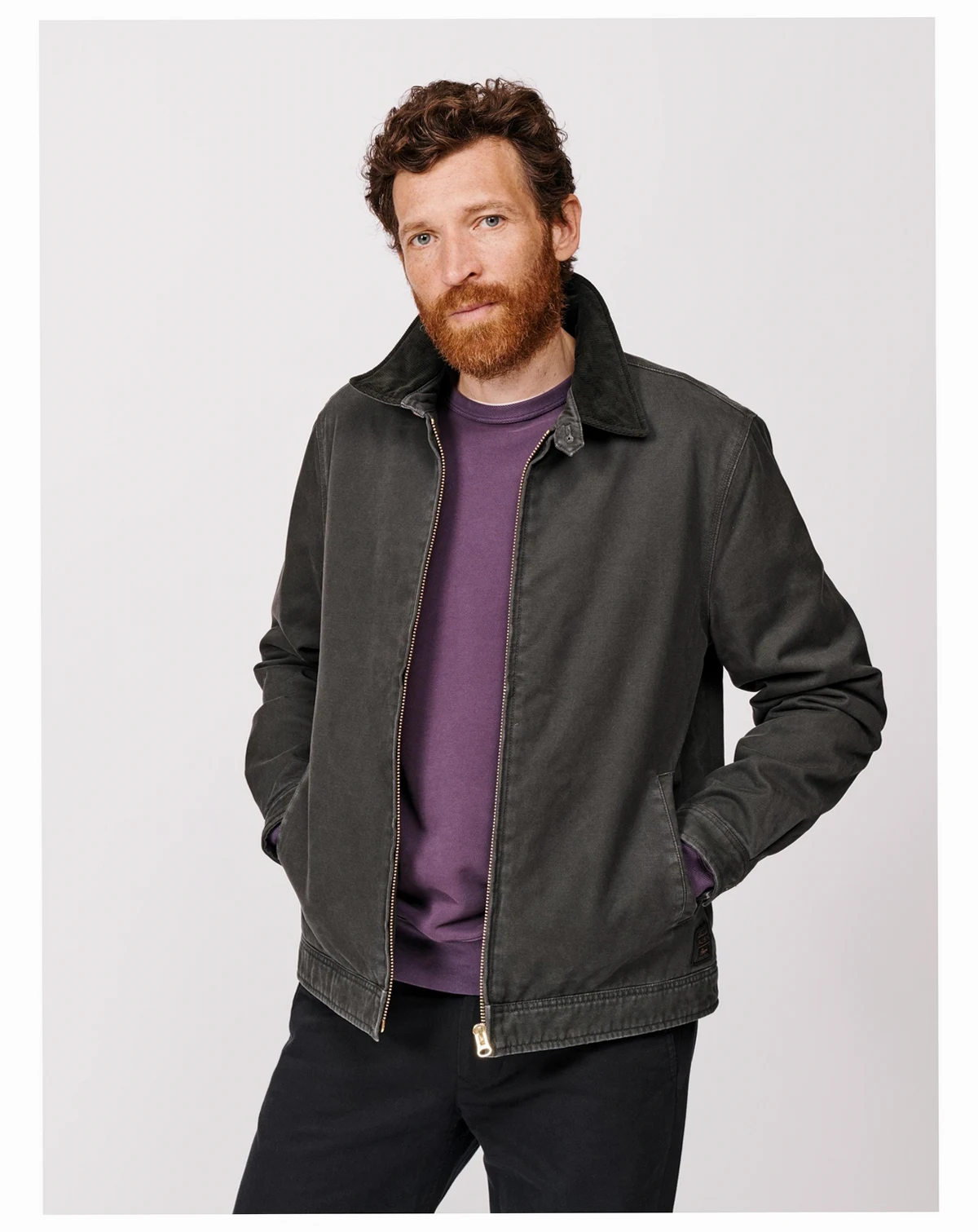 Men's Newland Canvas Harrington Jacket