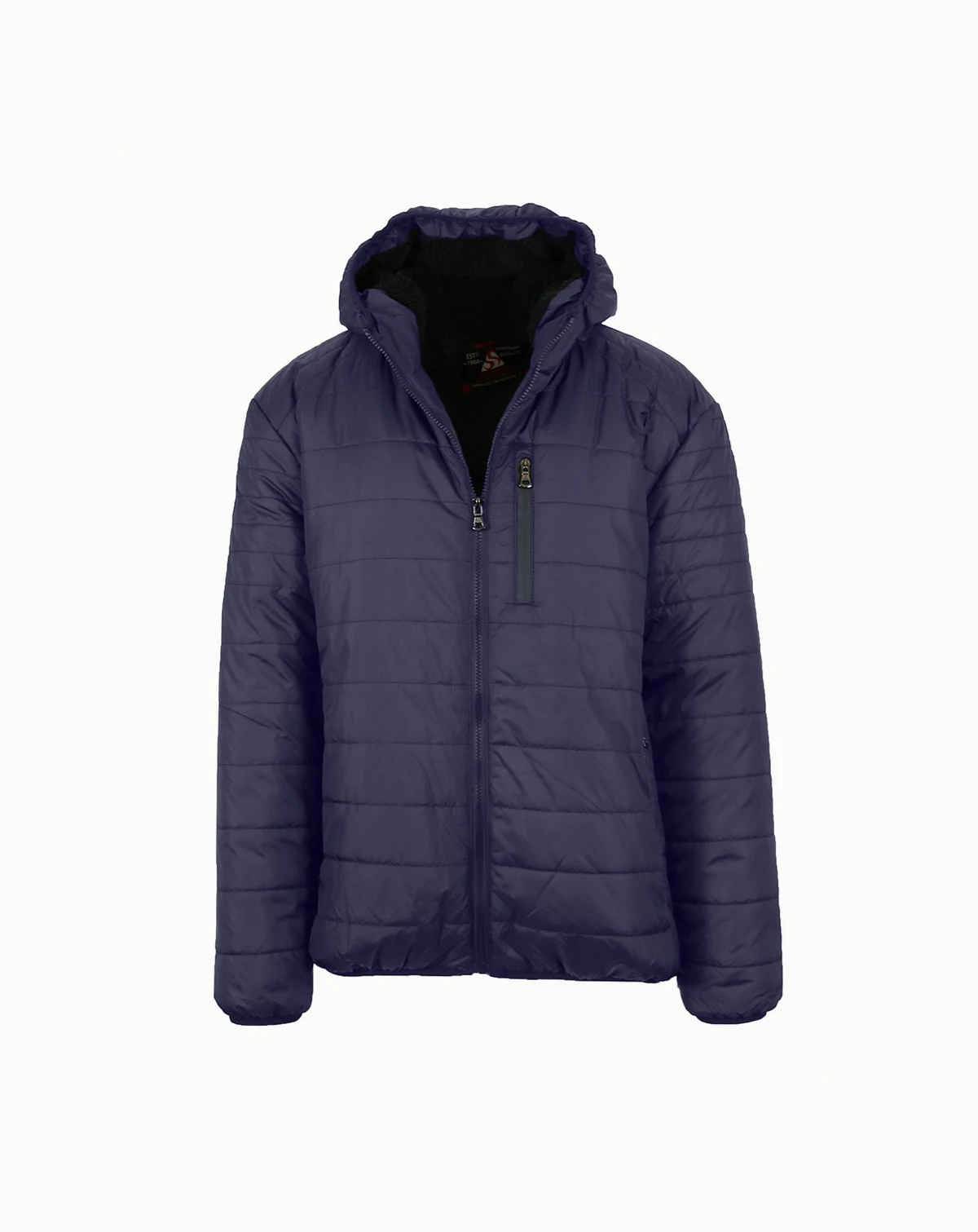 Men's Sherpa Lined Hooded Puffer Jacket